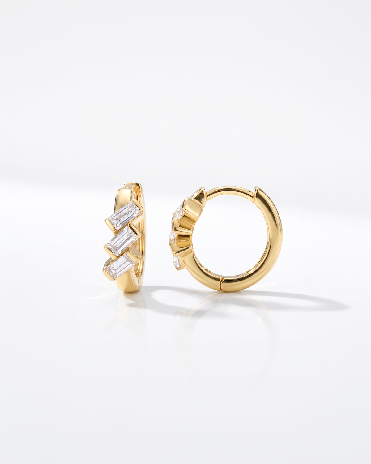 18K Monica Hoops
