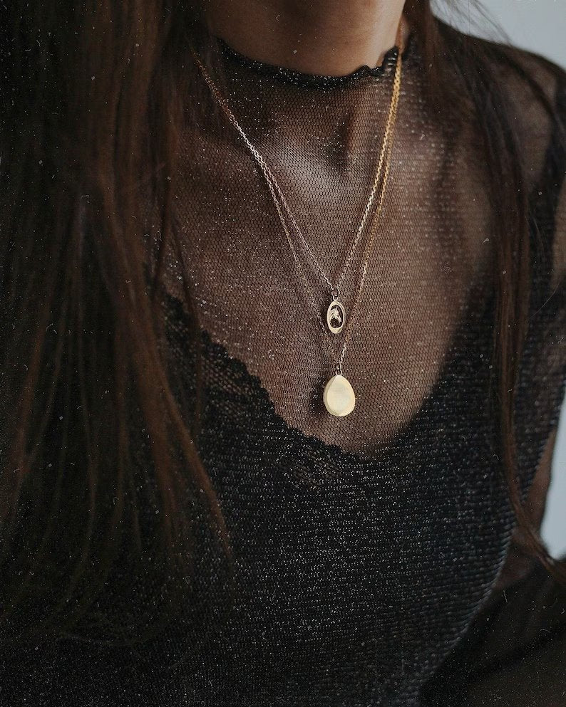 18K Vermeil Disc Necklace