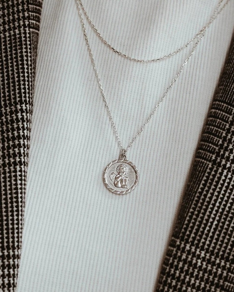 925 Silver Angel Necklace