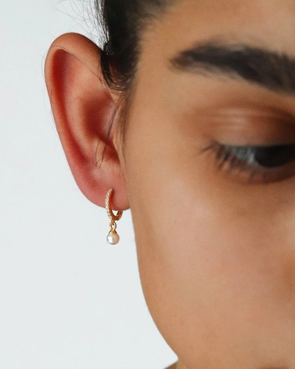 18K Vermeil Emma Hoops