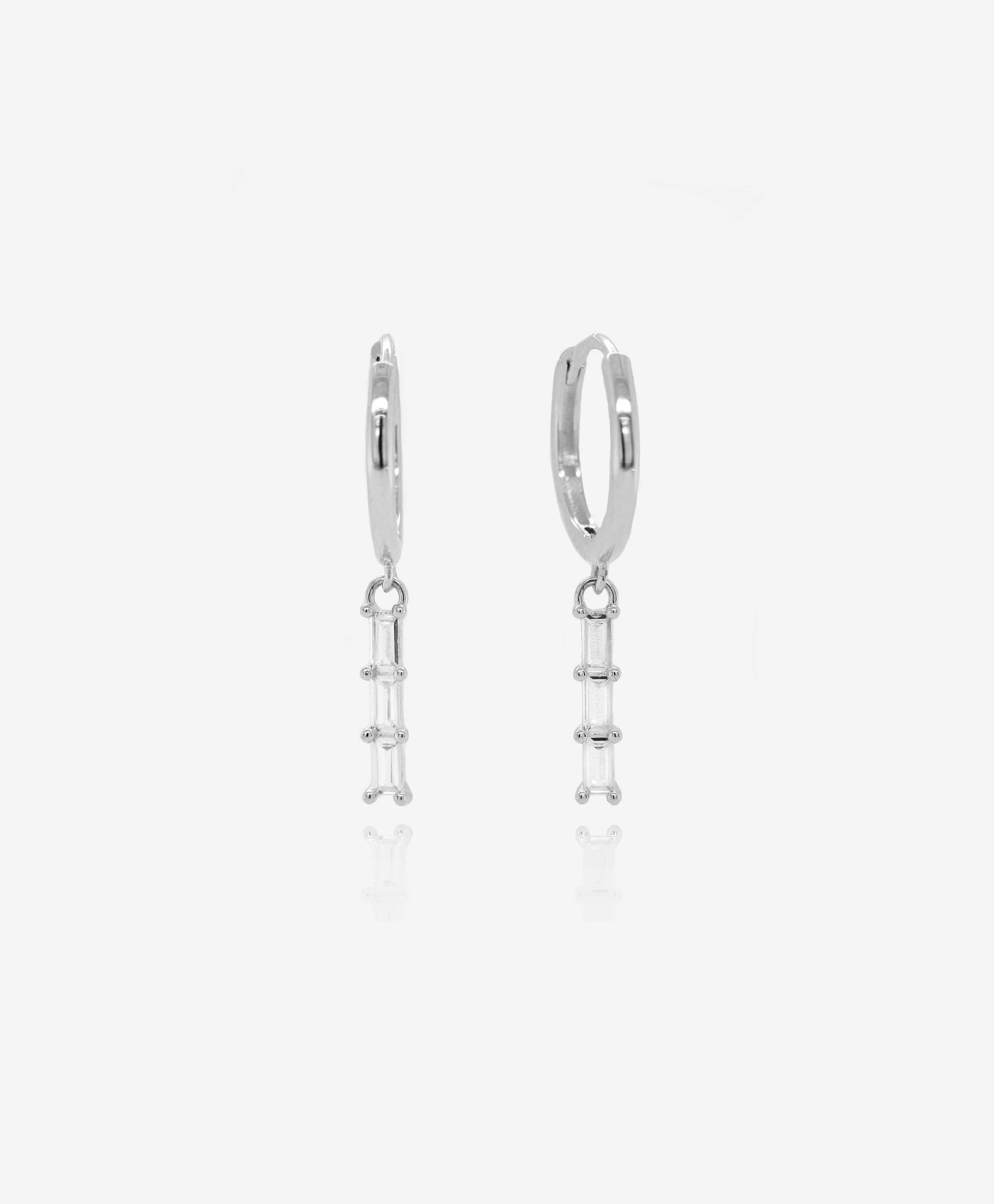 925 Silver - Ava Hoops