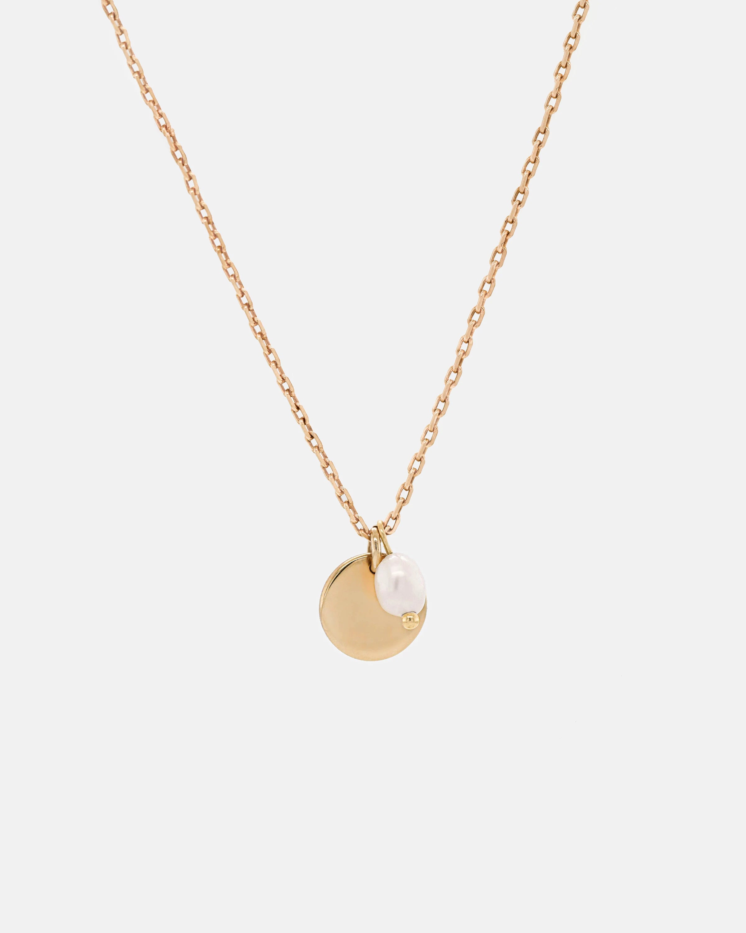 18K Vermeil Disc Necklace