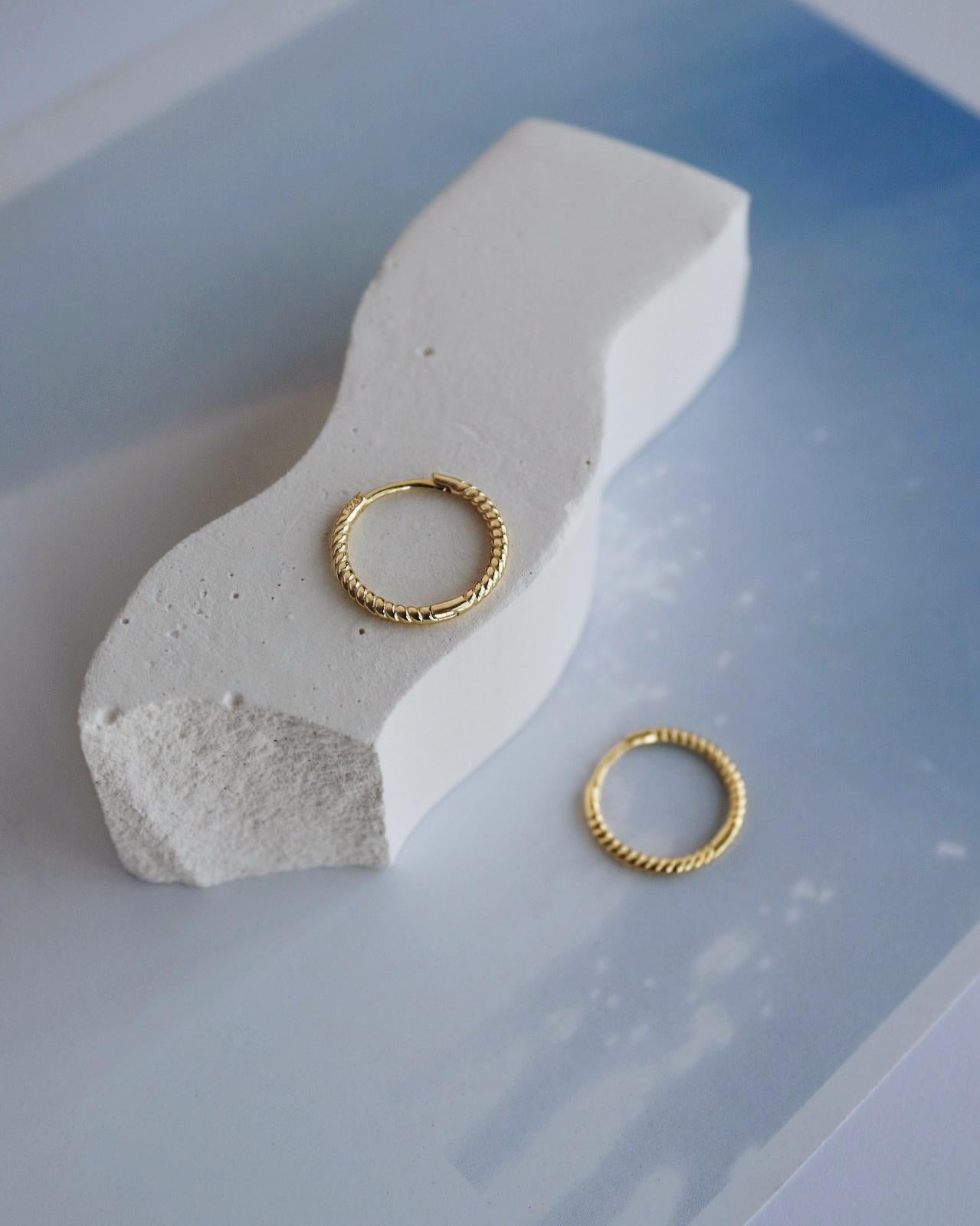 Aros Oro Vermeil de 18K