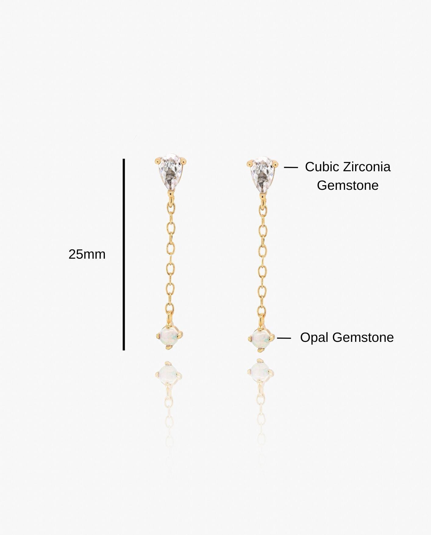 18K Vermeil Melina Studs