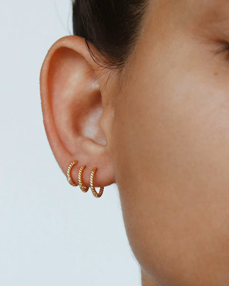 Aros Oro Vermeil de 18K