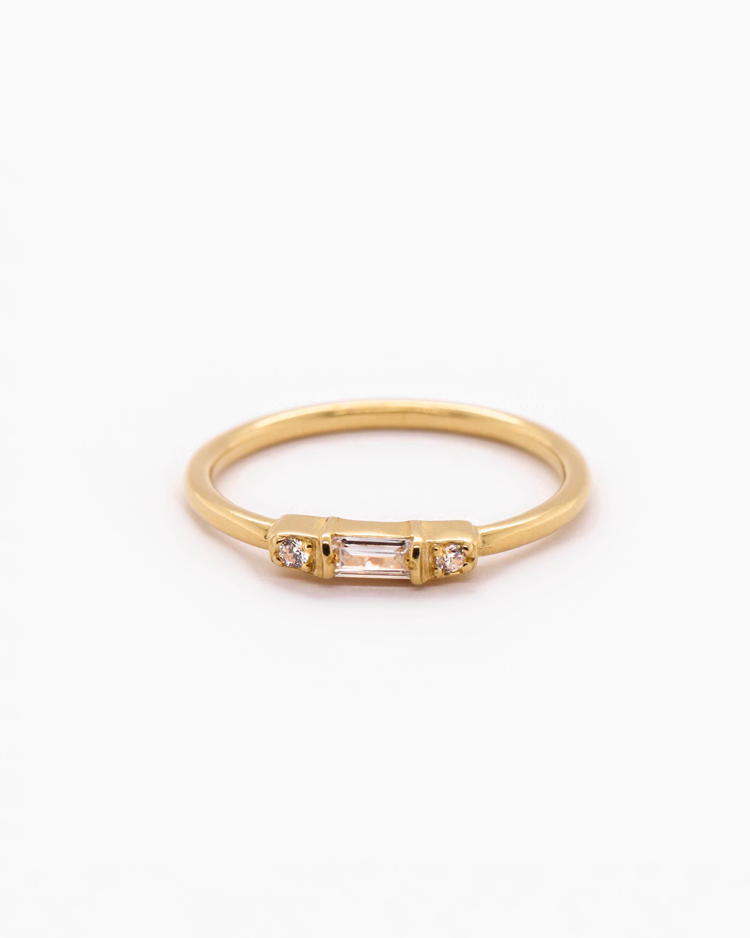 18K Vermeil Mary Ring