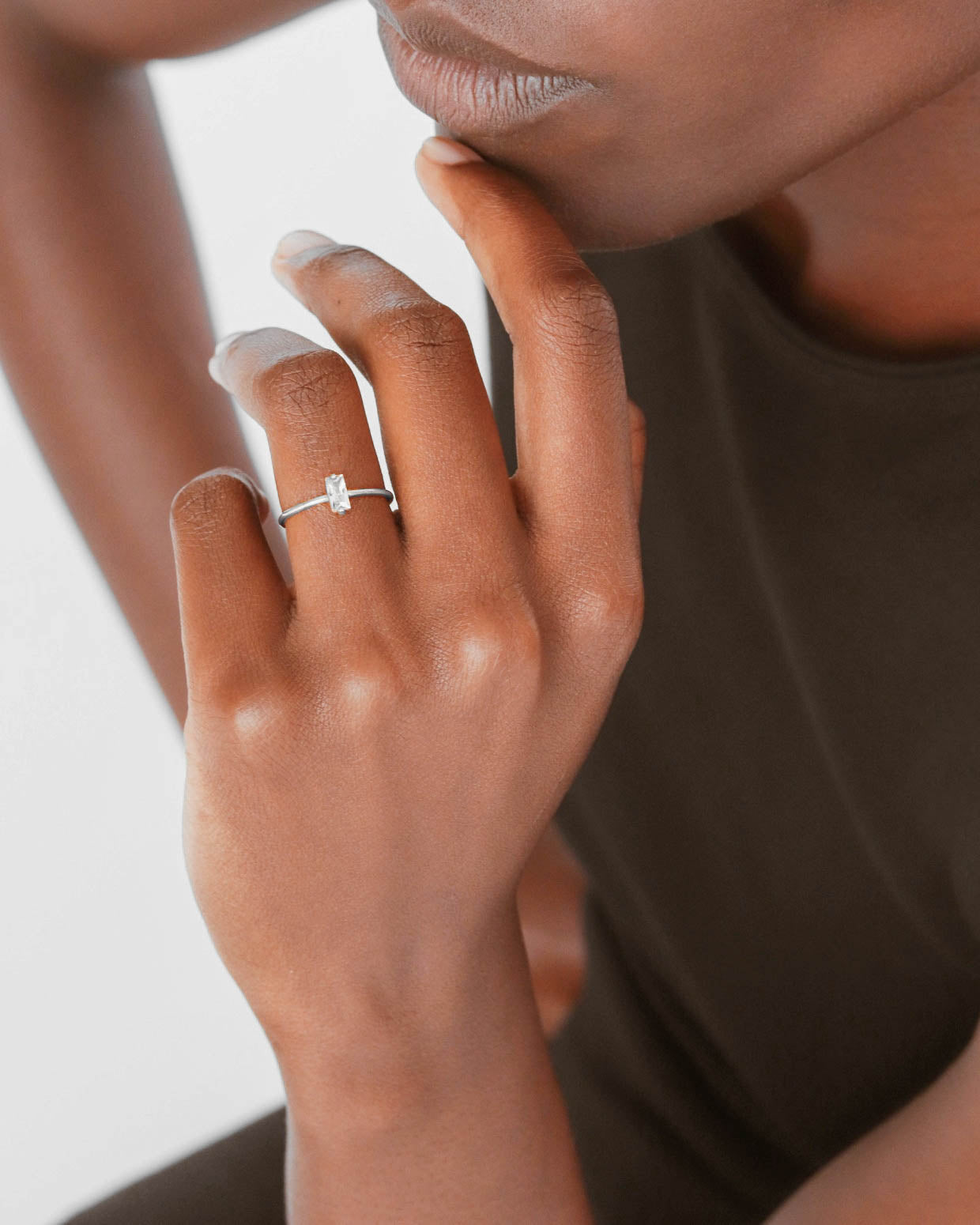 925 Silver - Luna Ring