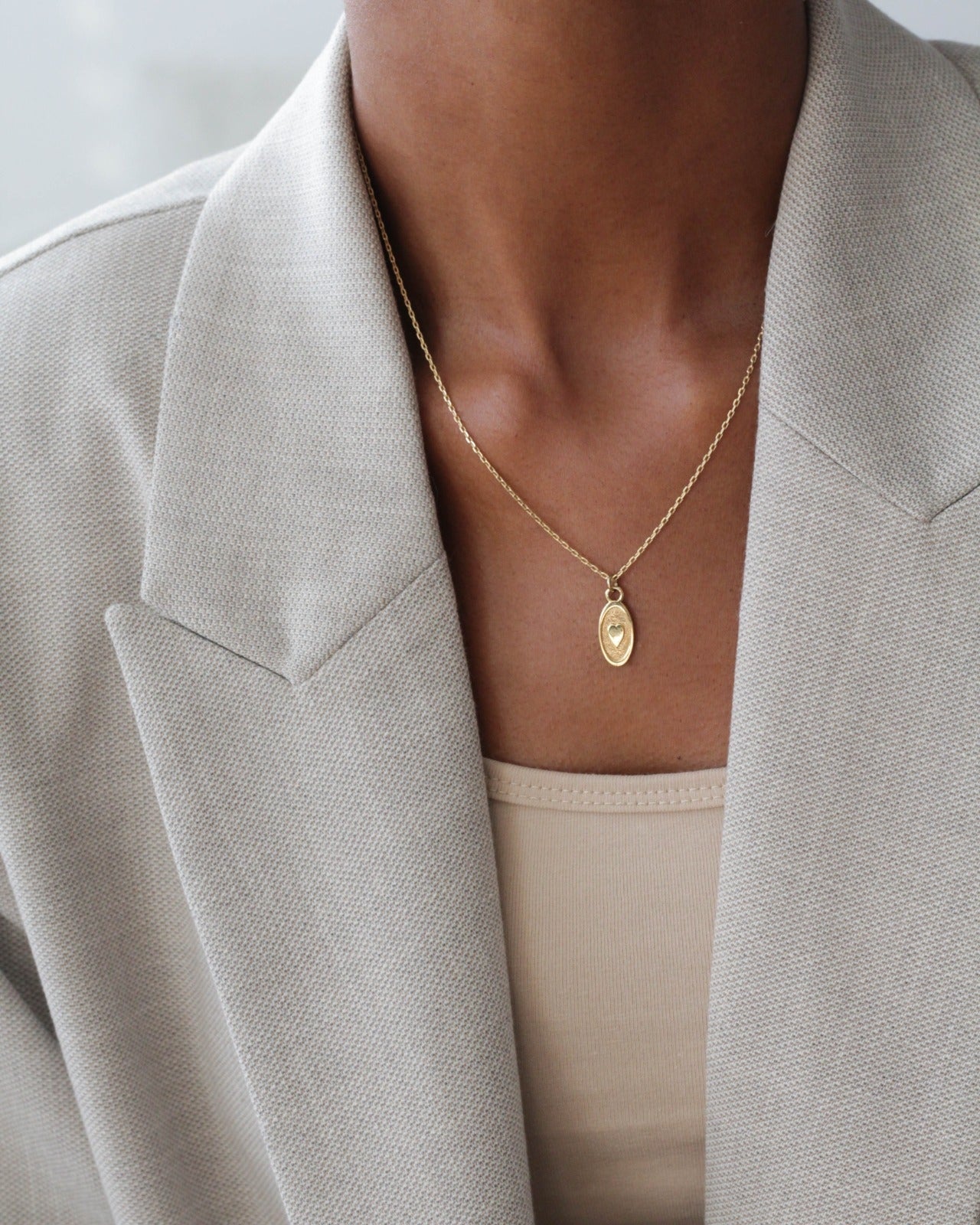 18K Vermeil Heart Necklace