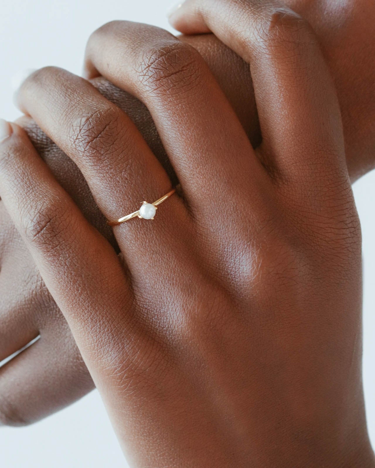 18K Vermeil Pearl Ring