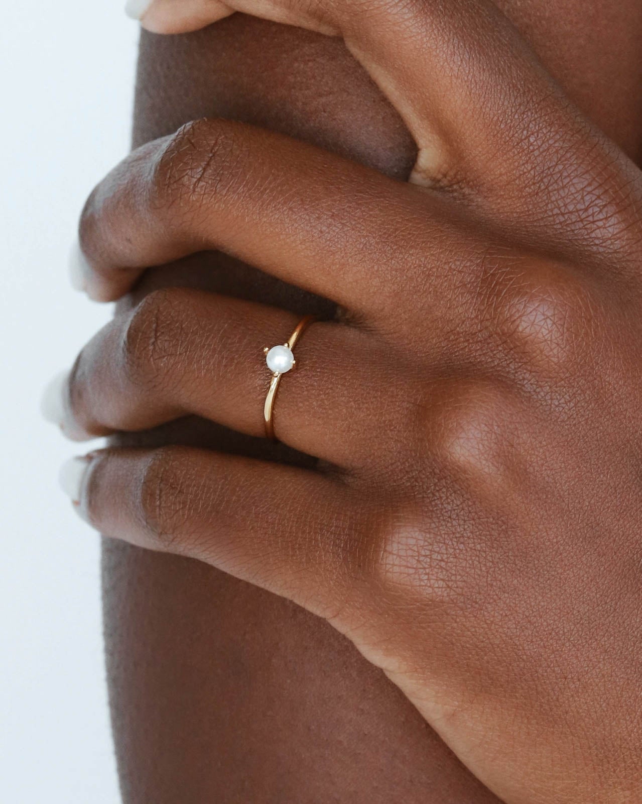 18K Vermeil Pearl Ring