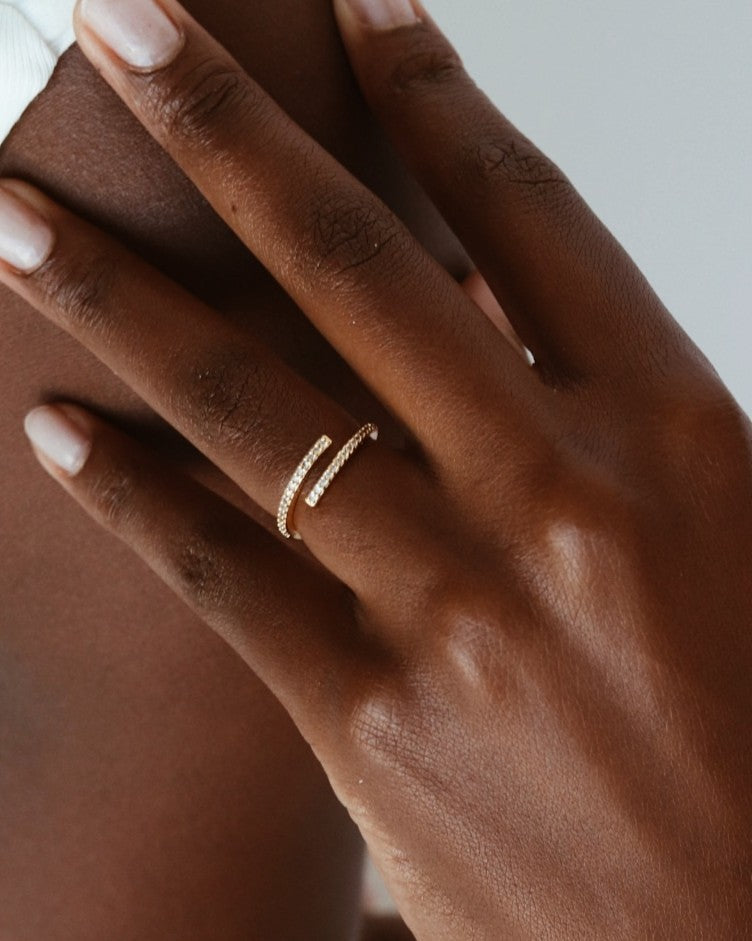 Anillo Ola Oro 18K