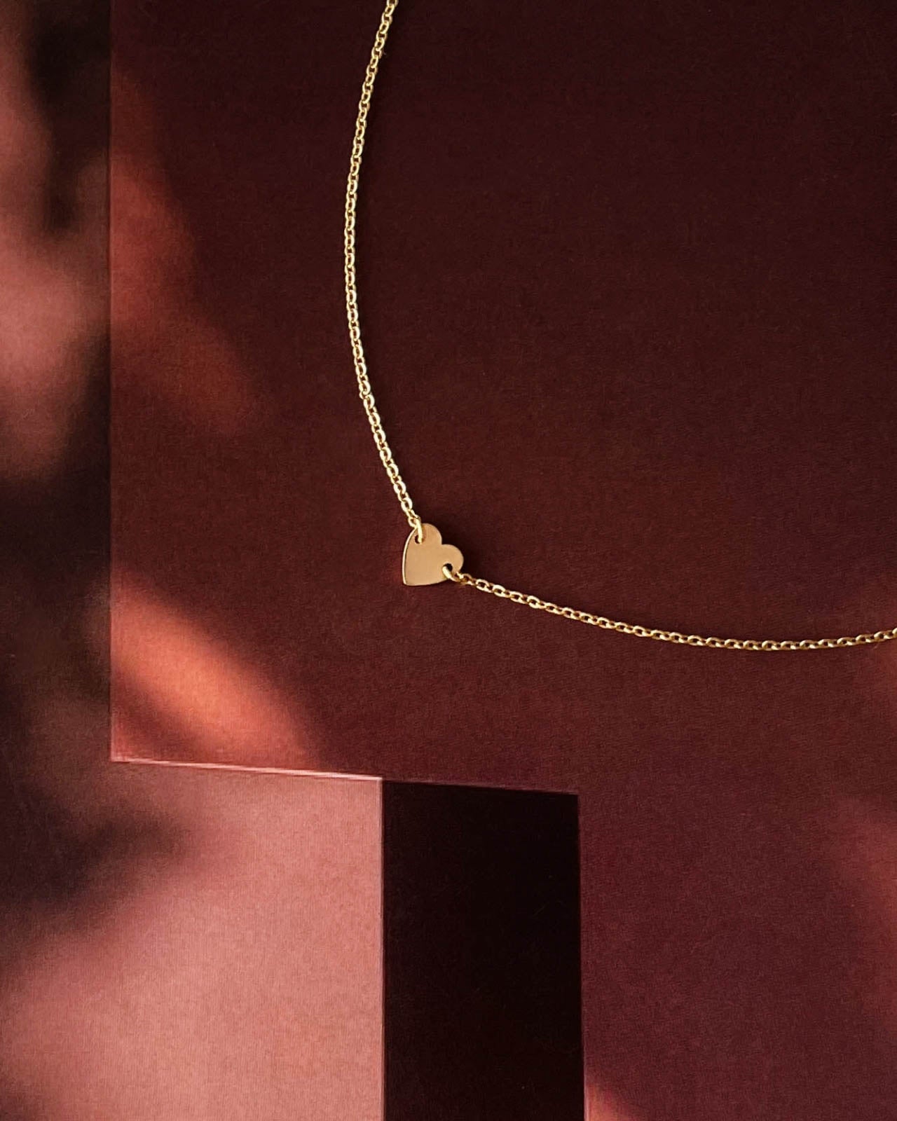 18k Heart Necklace