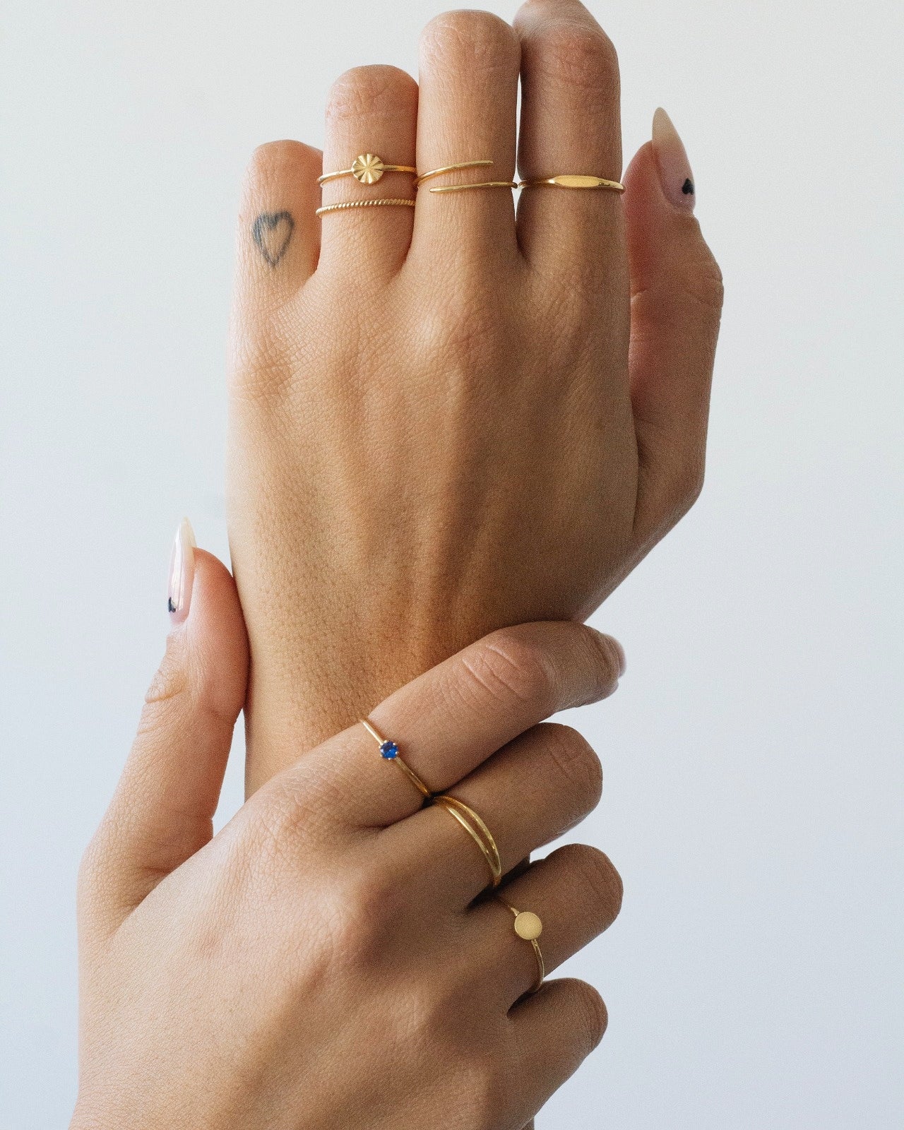 18K Vermeil Disc Ring