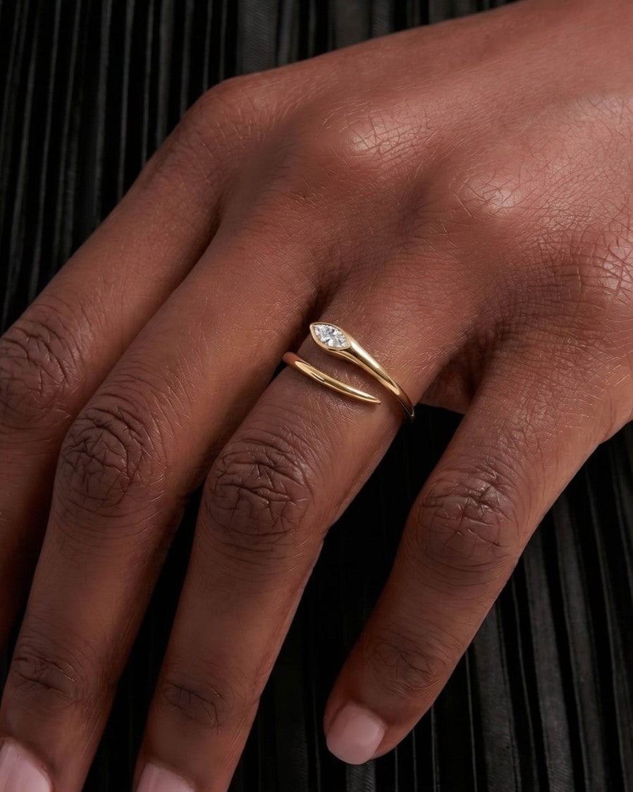 18K Gold Palmer Ring