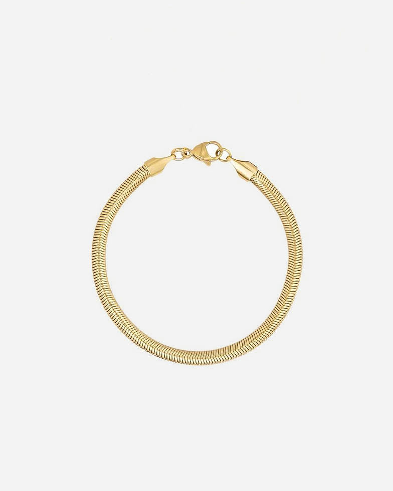 18K Snake Chain Bracelet