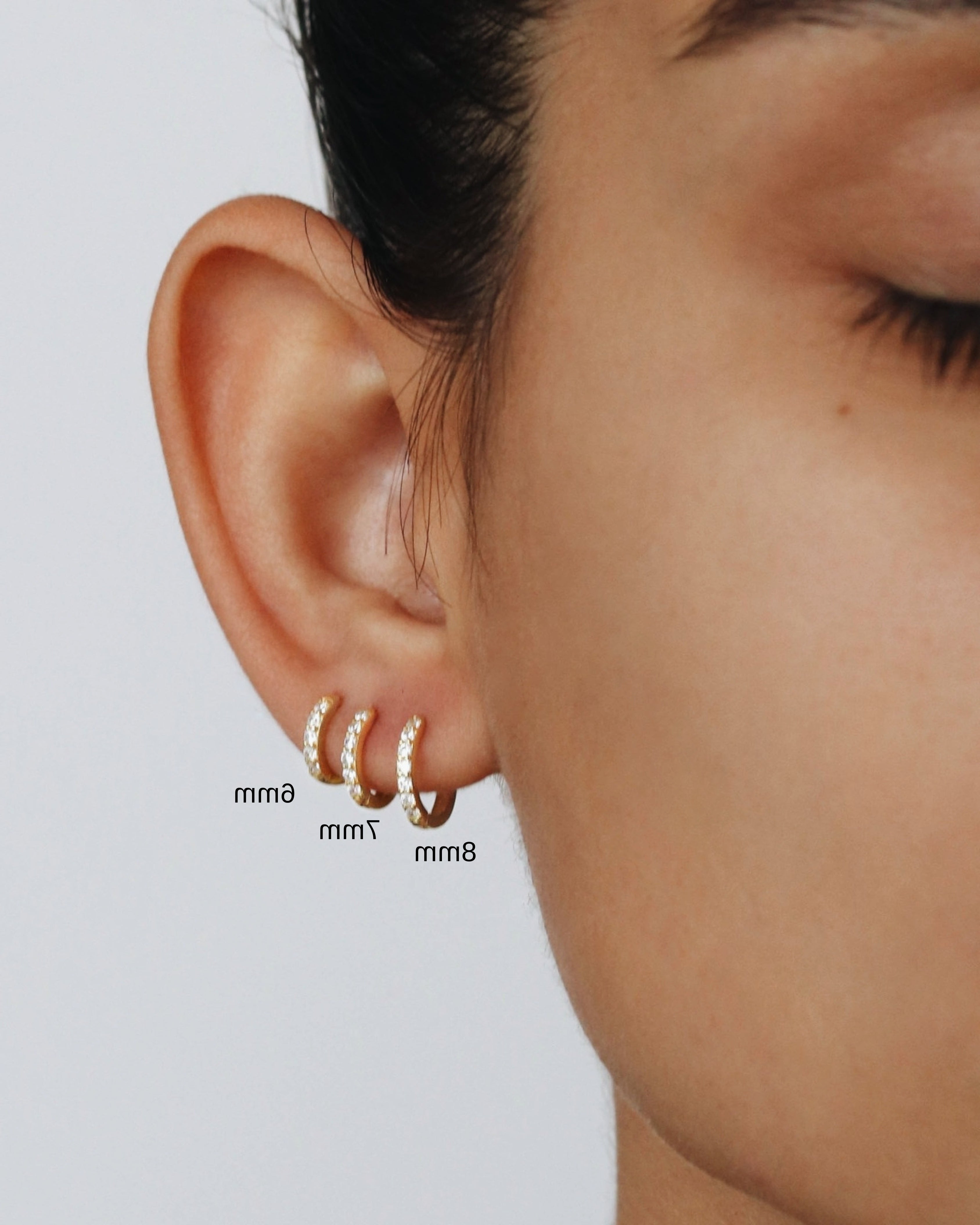 18K Gold Vermeil Hoops