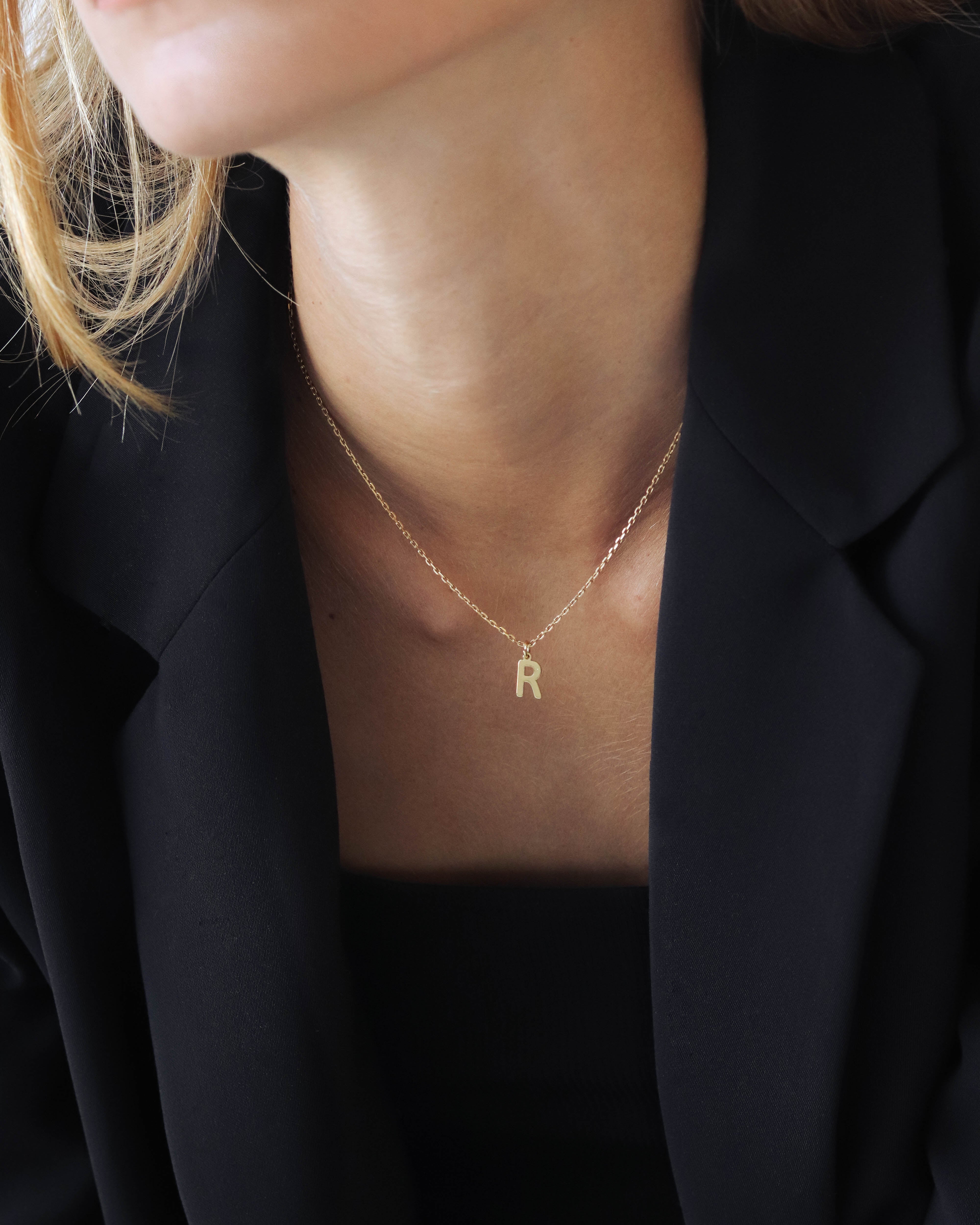 18k Initials Necklace