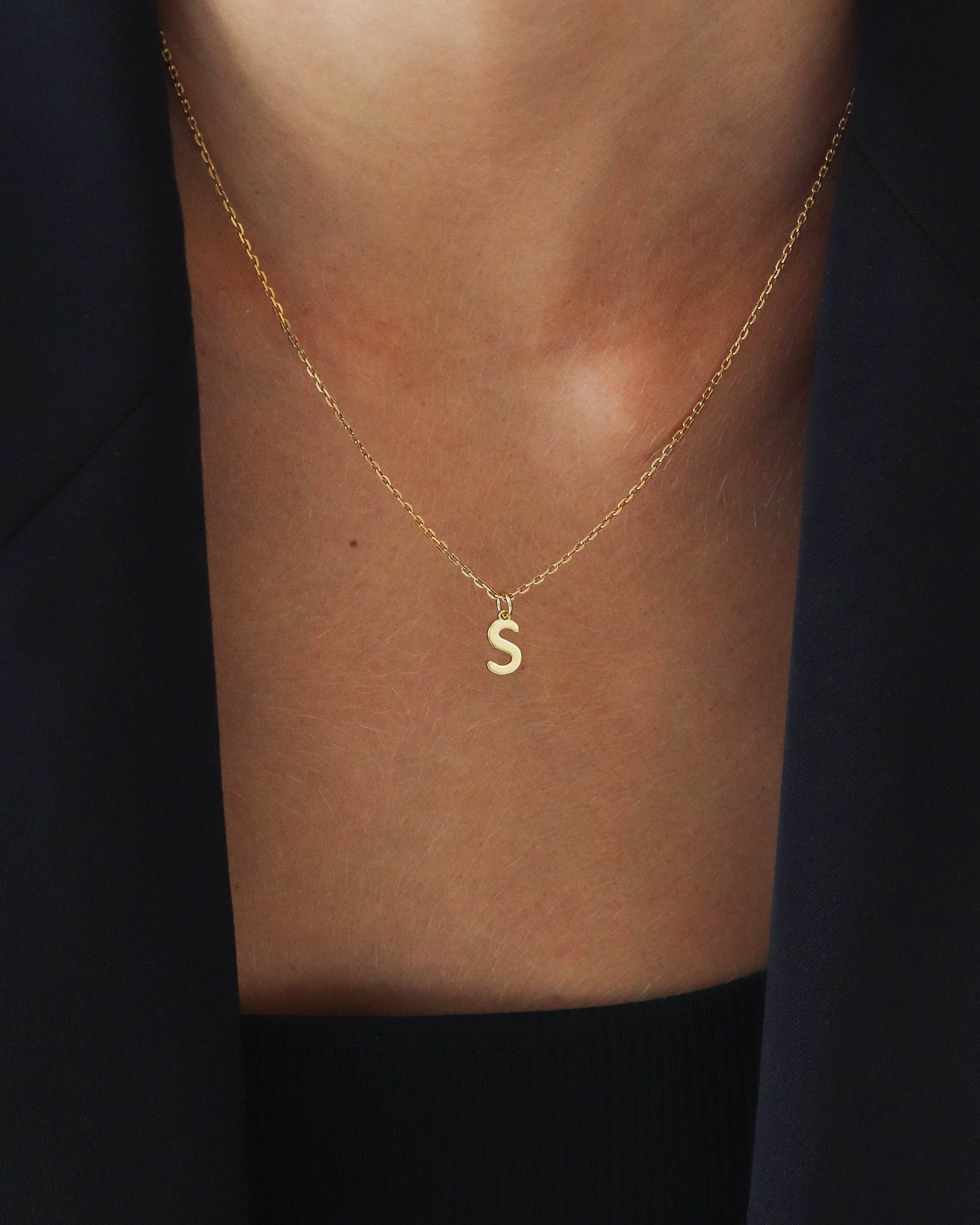 18k Initials Necklace