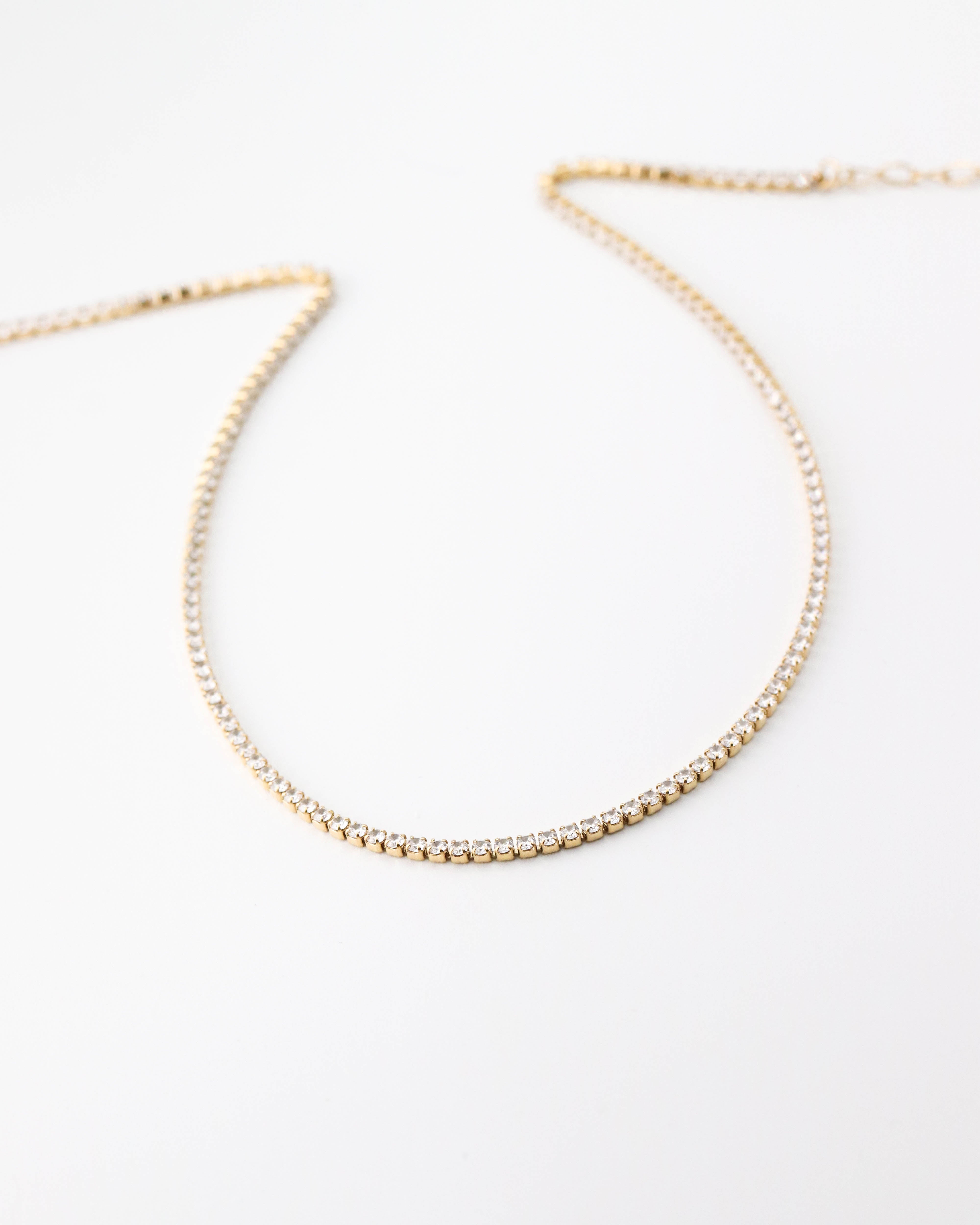 Collar de tenis de 18k