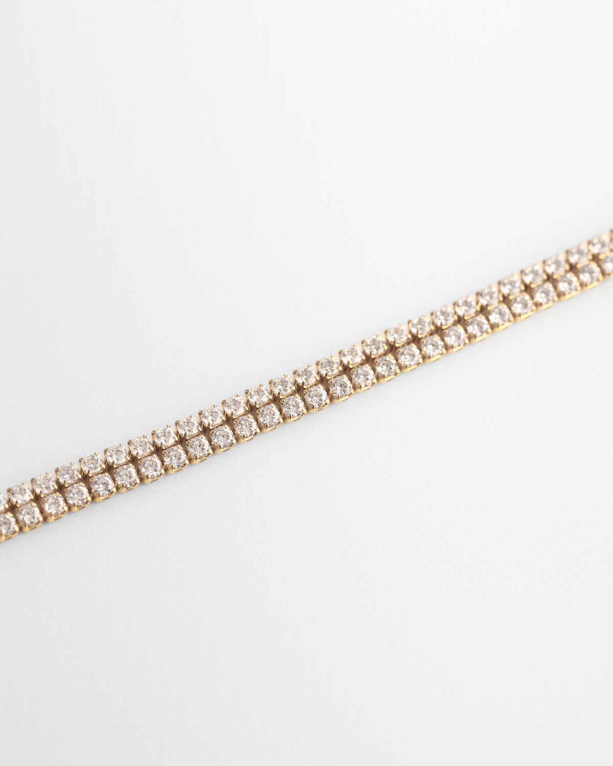 18 Karat grünes Tennisarmband