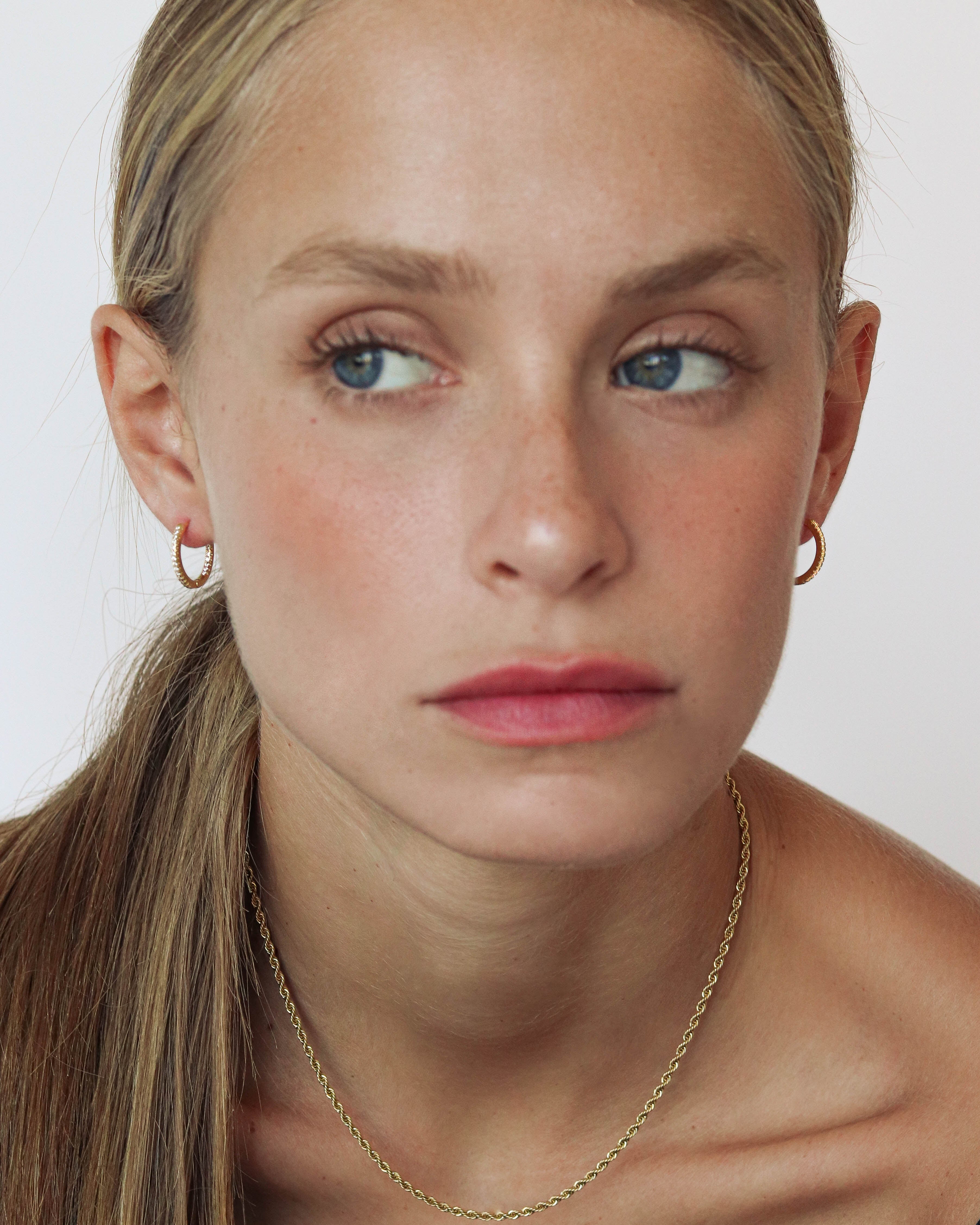 18K Vermeil Katie Hoops