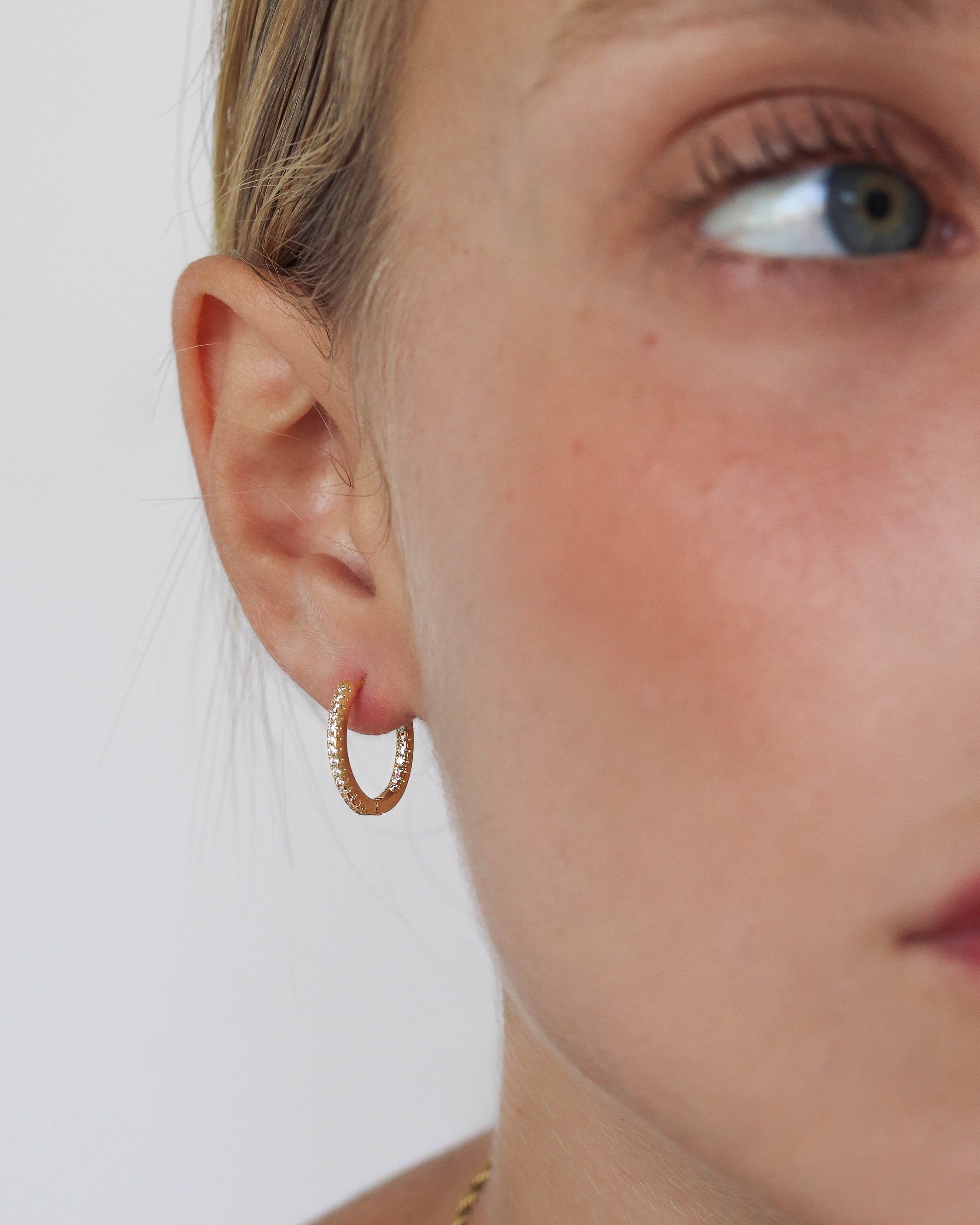18K Vermeil Katie Hoops