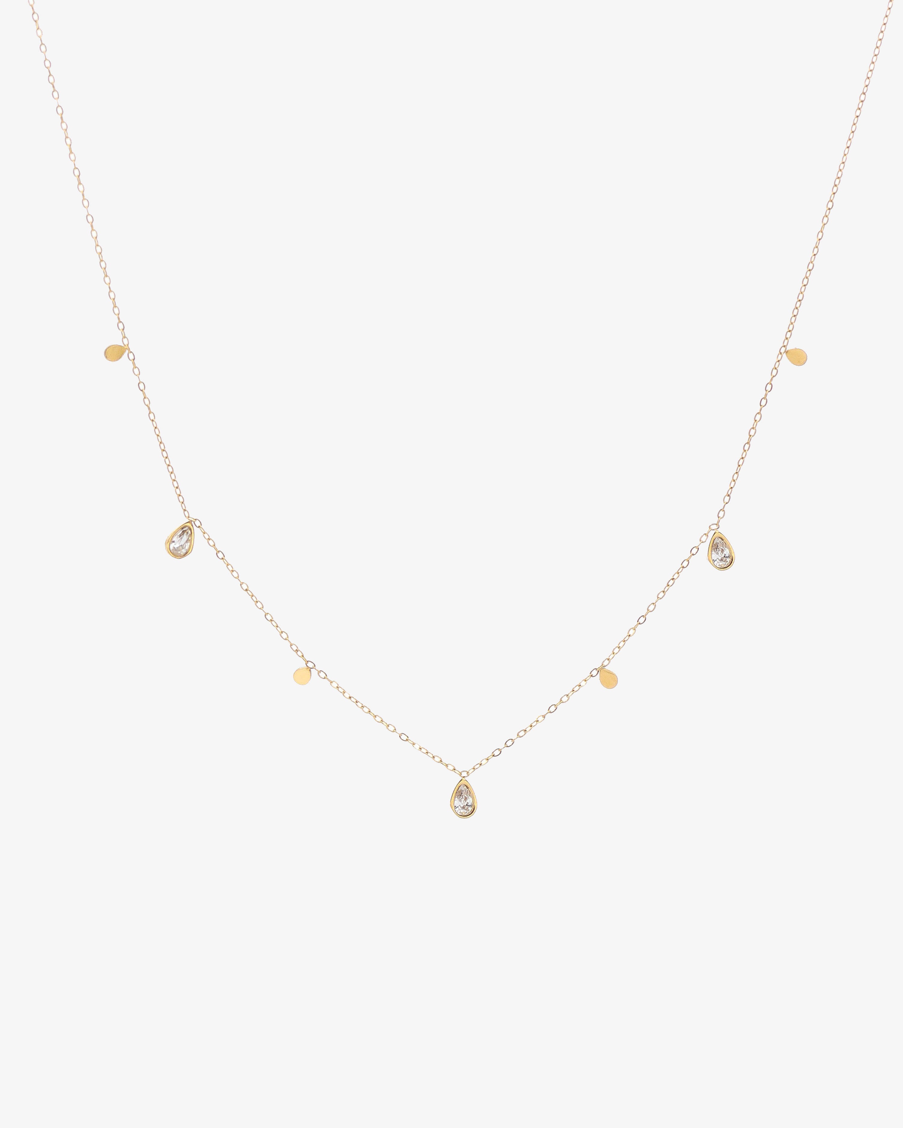 18k Station Necklace