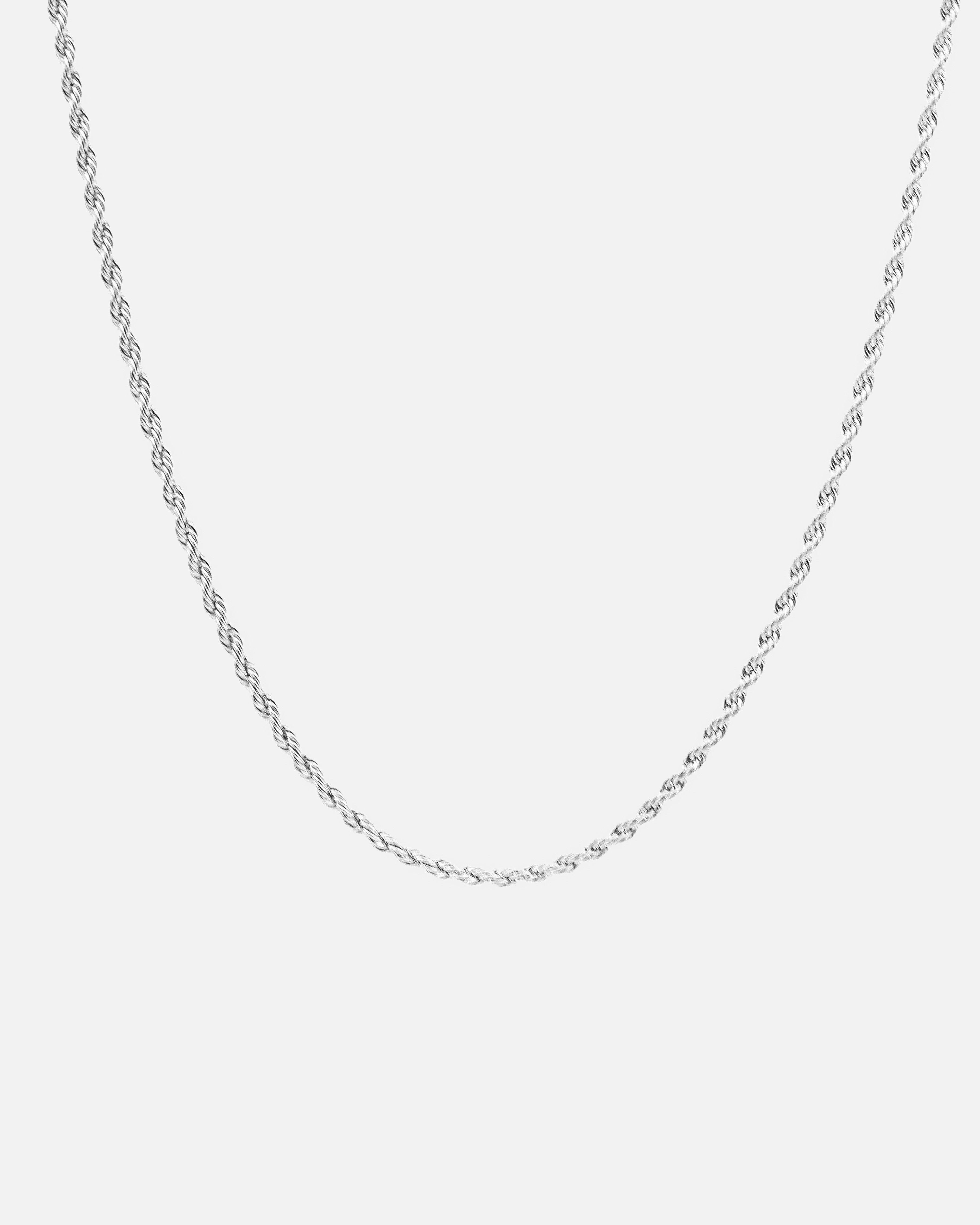 Collar de cadena retorcida de 18k