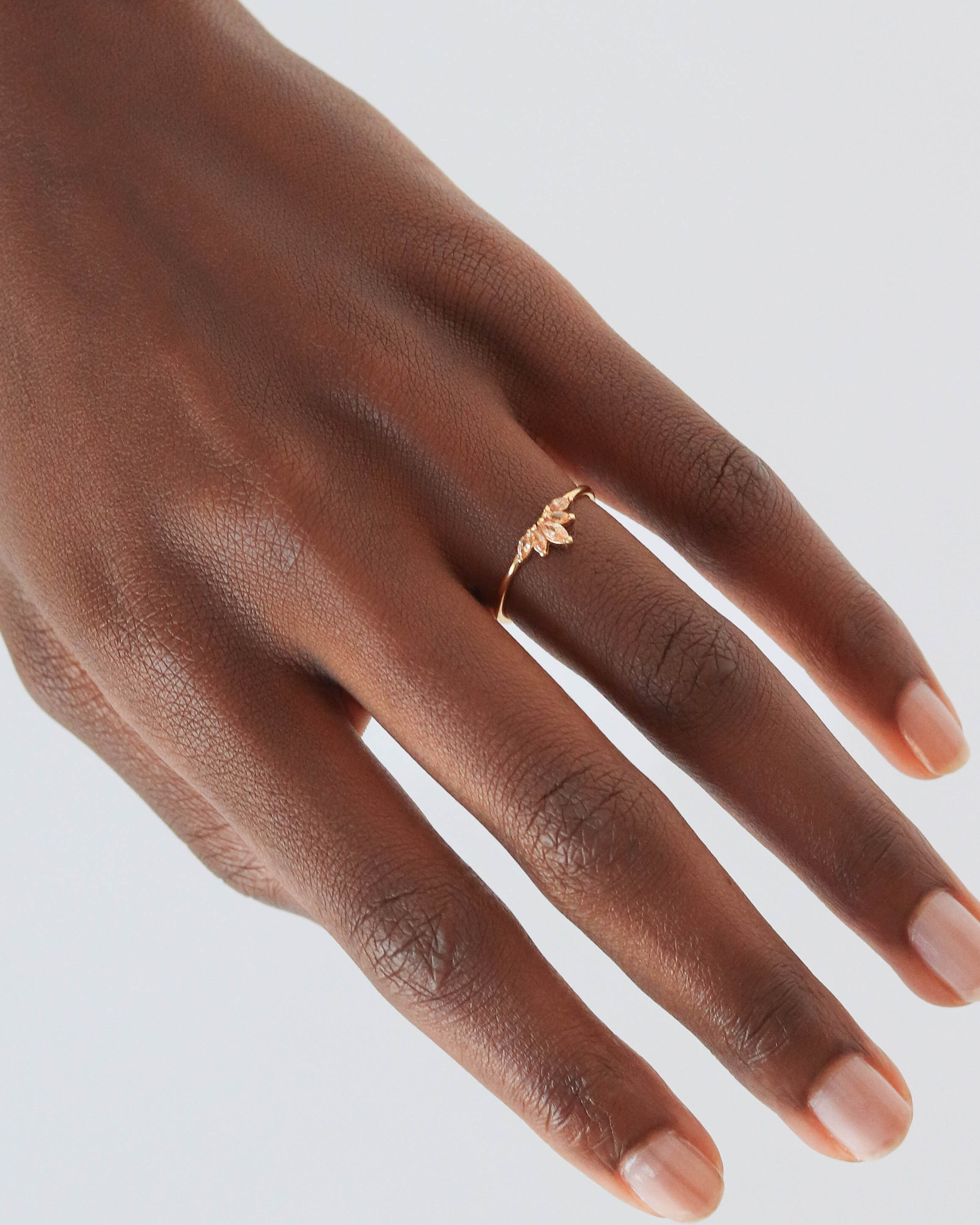 18K Vermeil Champagne Julia Ring