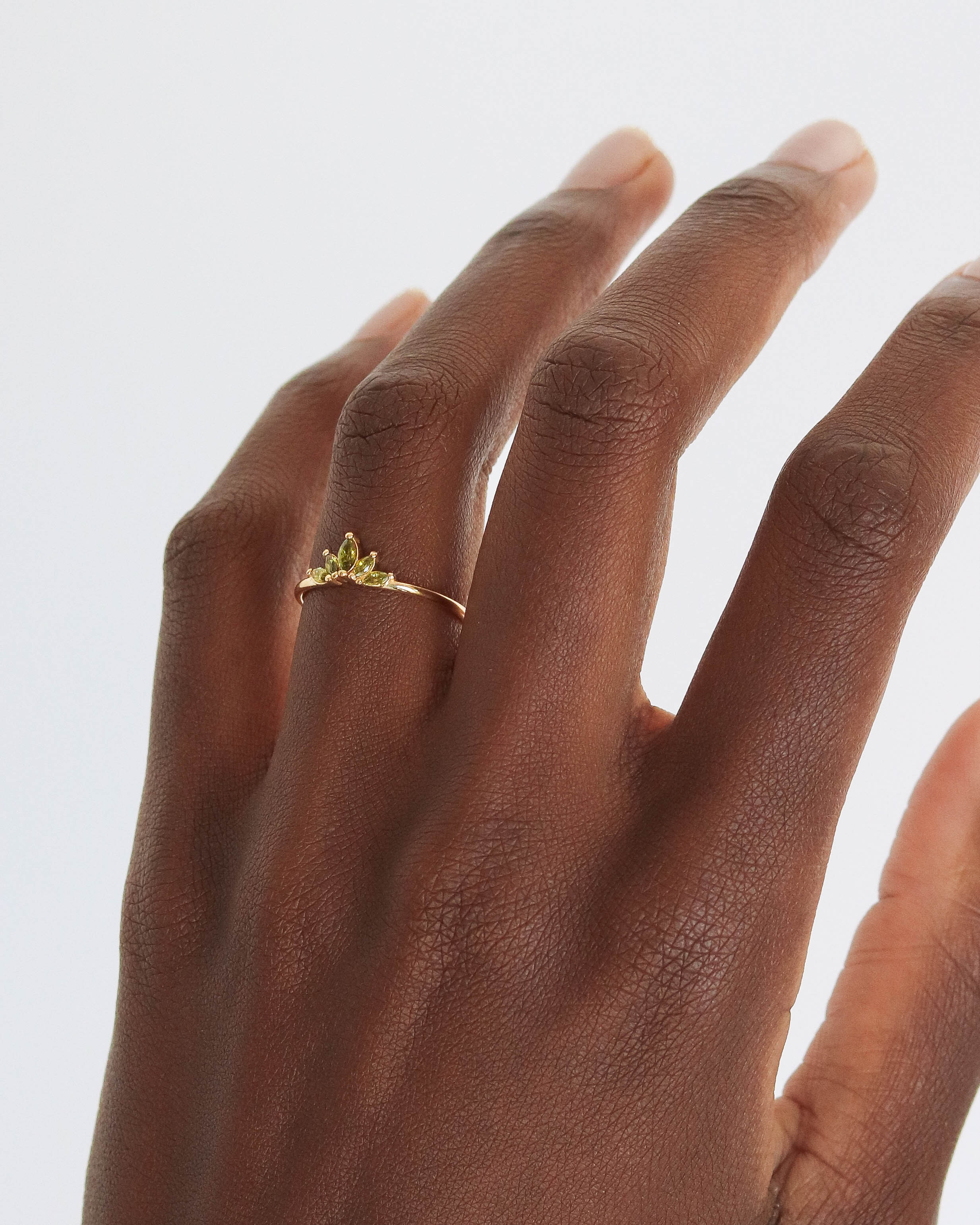 18K Vermeil Olive Julia Ring