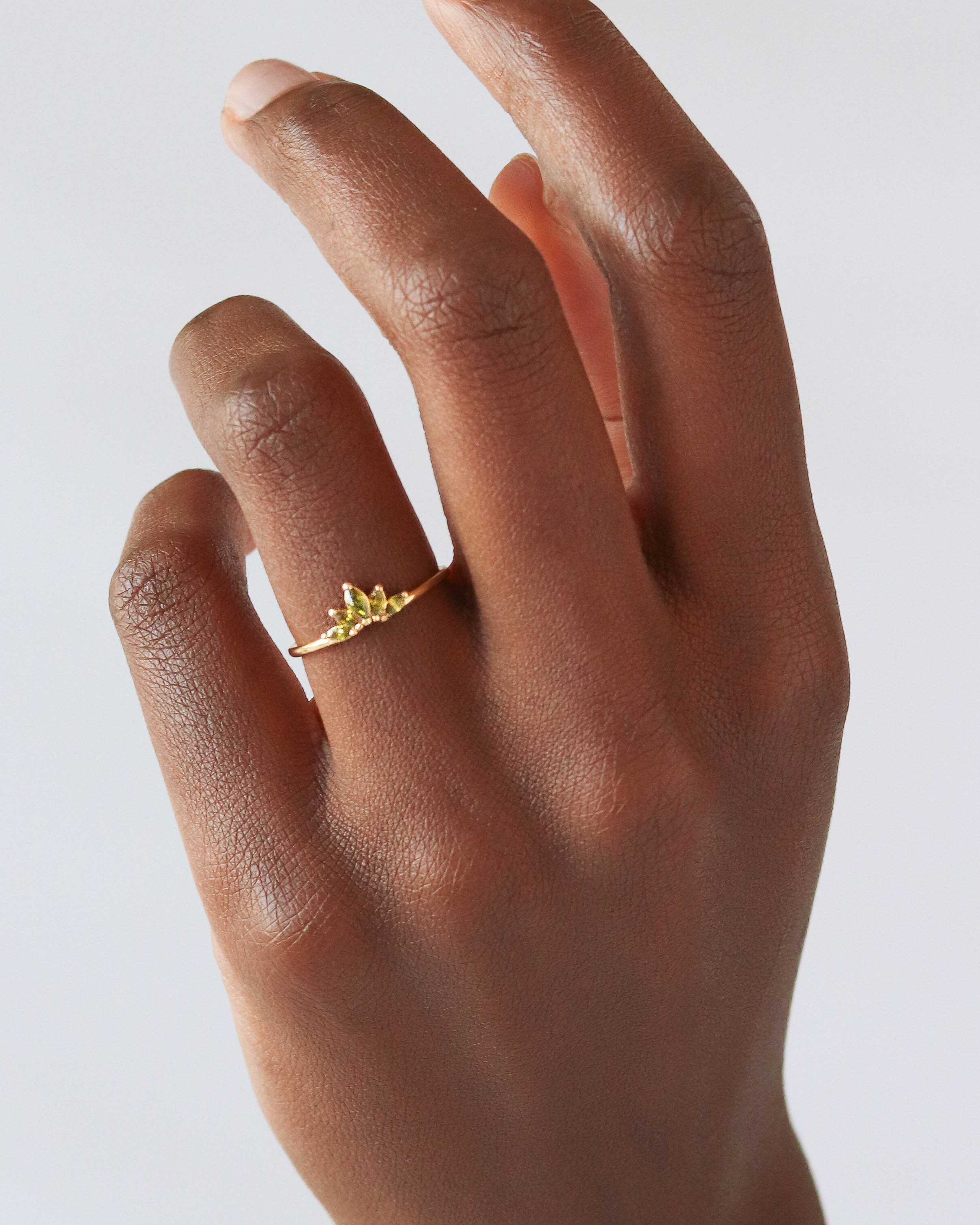 18K Vermeil Olive Julia Ring