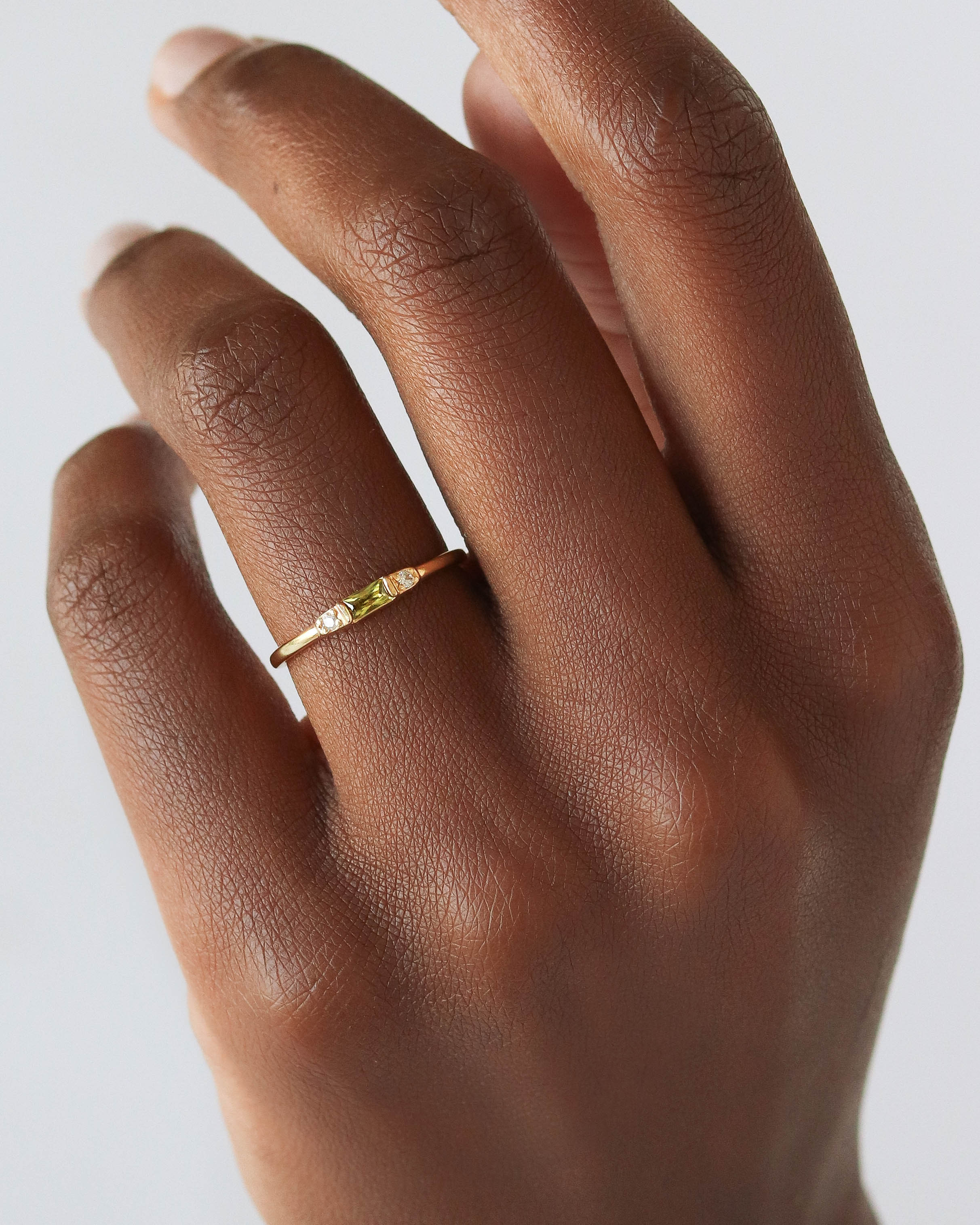 18K Vermeil Olive Mary Ring