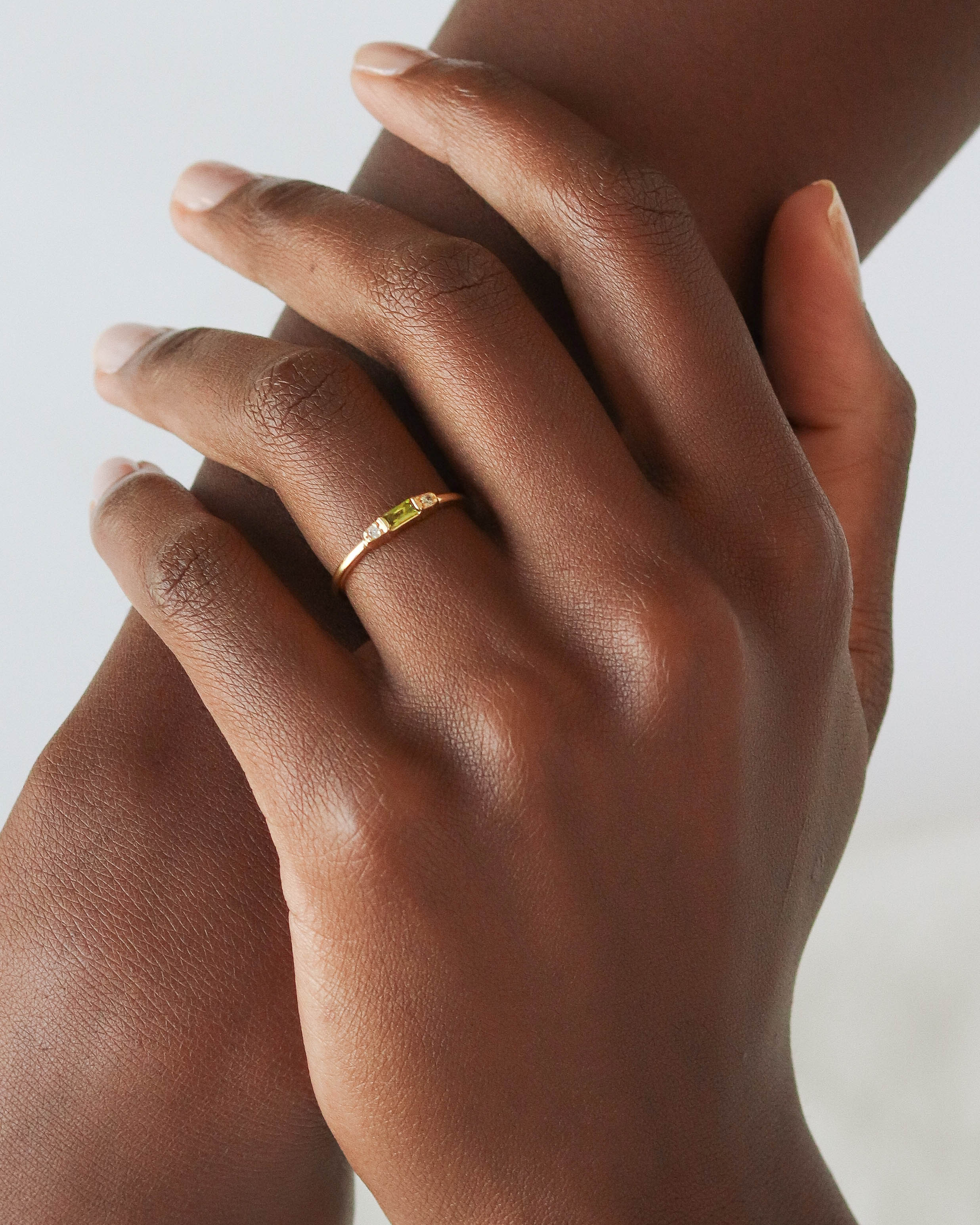 18K Vermeil Olive Mary Ring