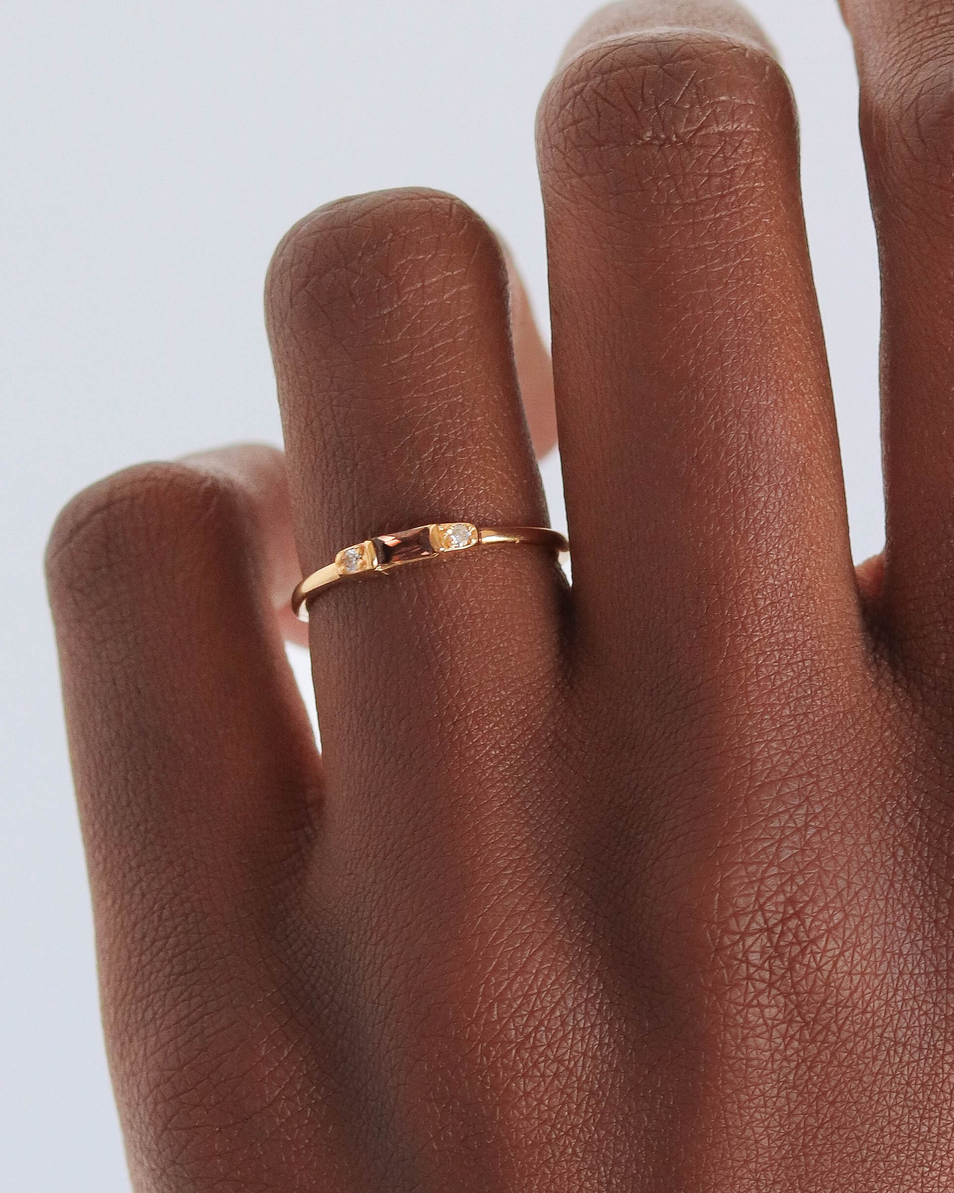 18K Vermeil Mary Ring