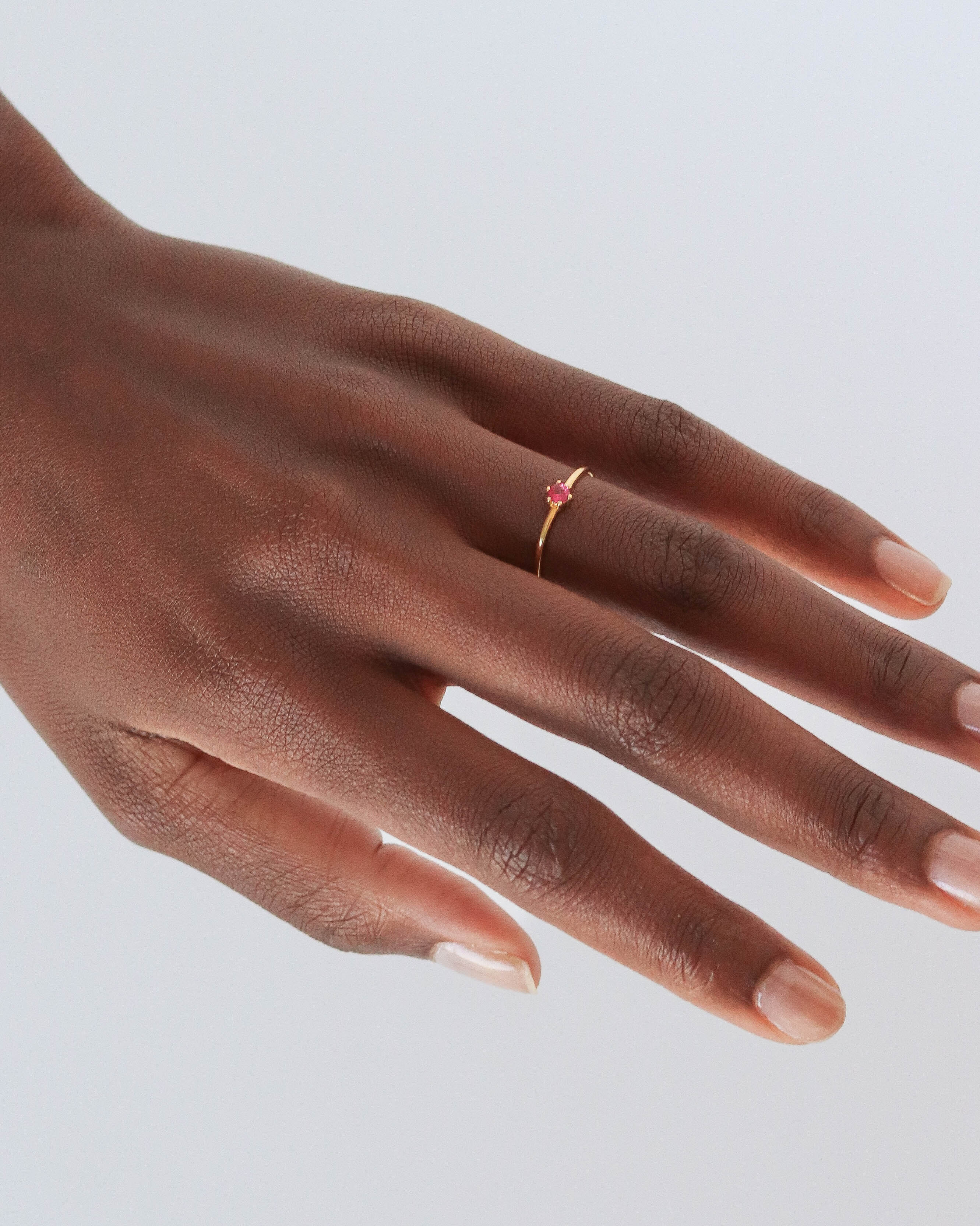 18K Vermeil Pink Lily Ring