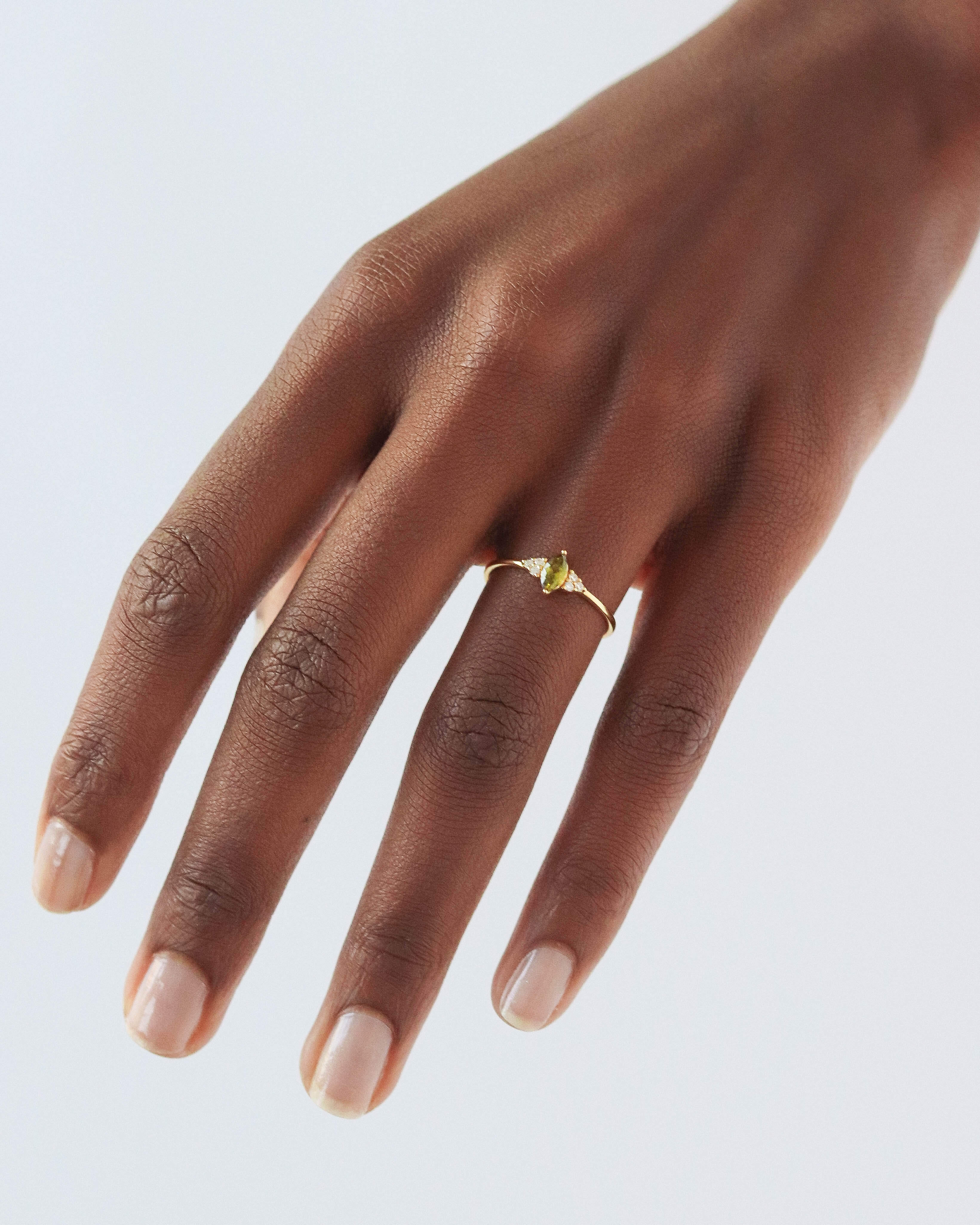 18K Vermeil Olive Ariana Ring