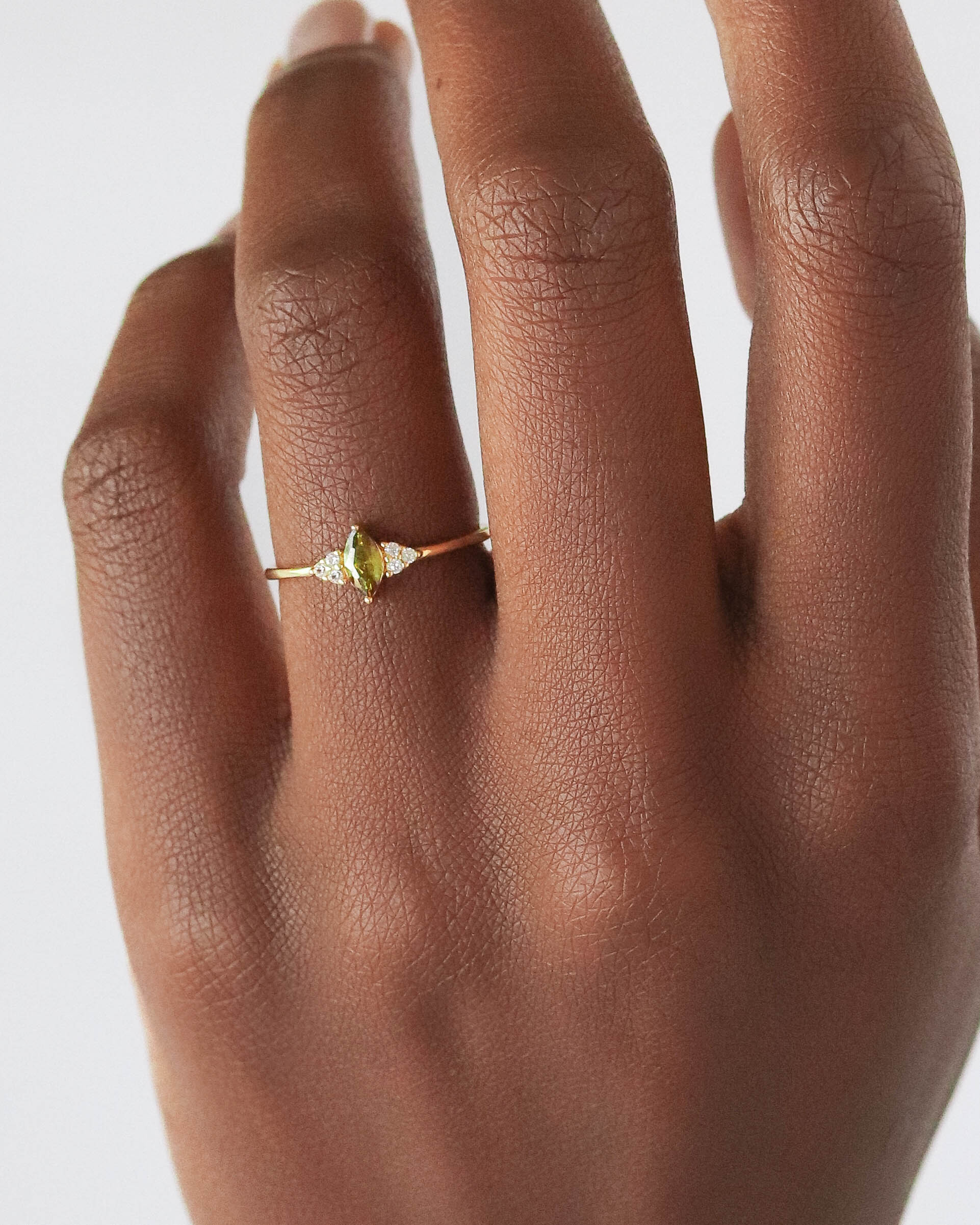 18K Vermeil Olive Ariana Ring