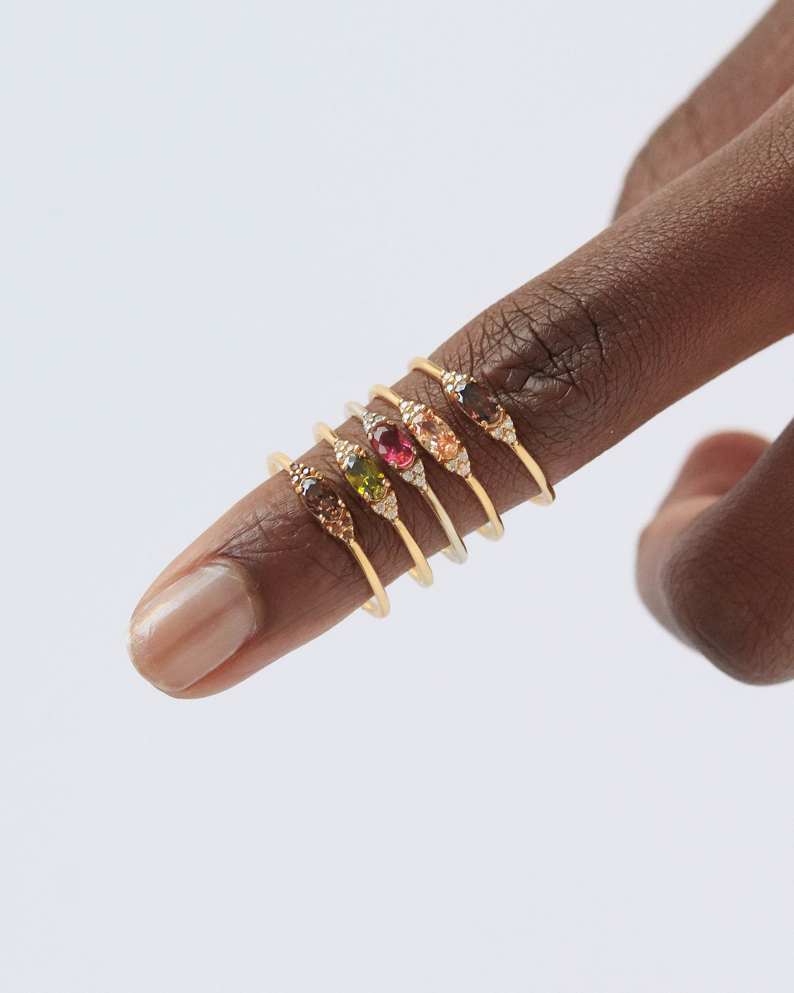 18K Vermeil Brown Adeline Ring