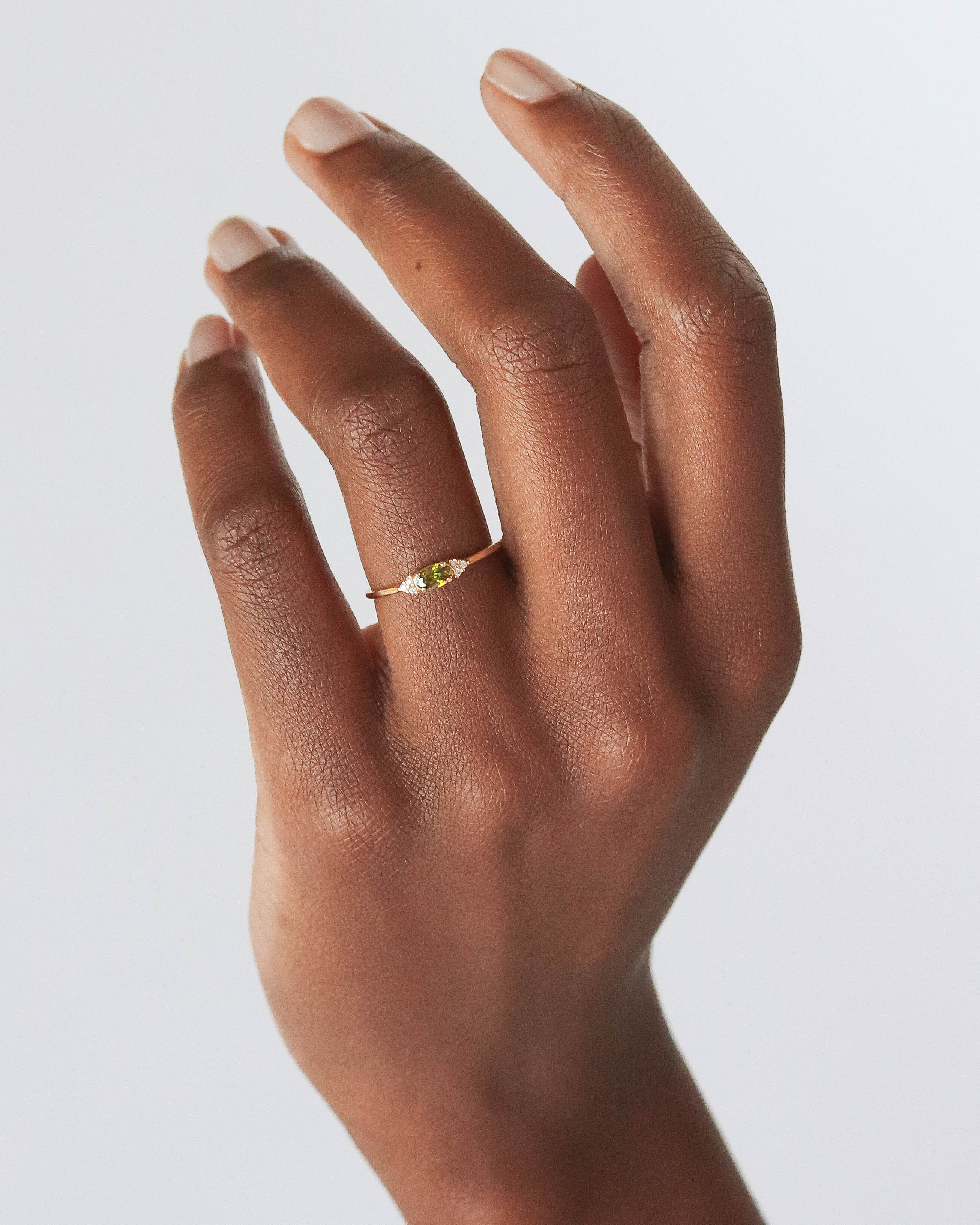 18K Vermeil Olive Adeline Ring