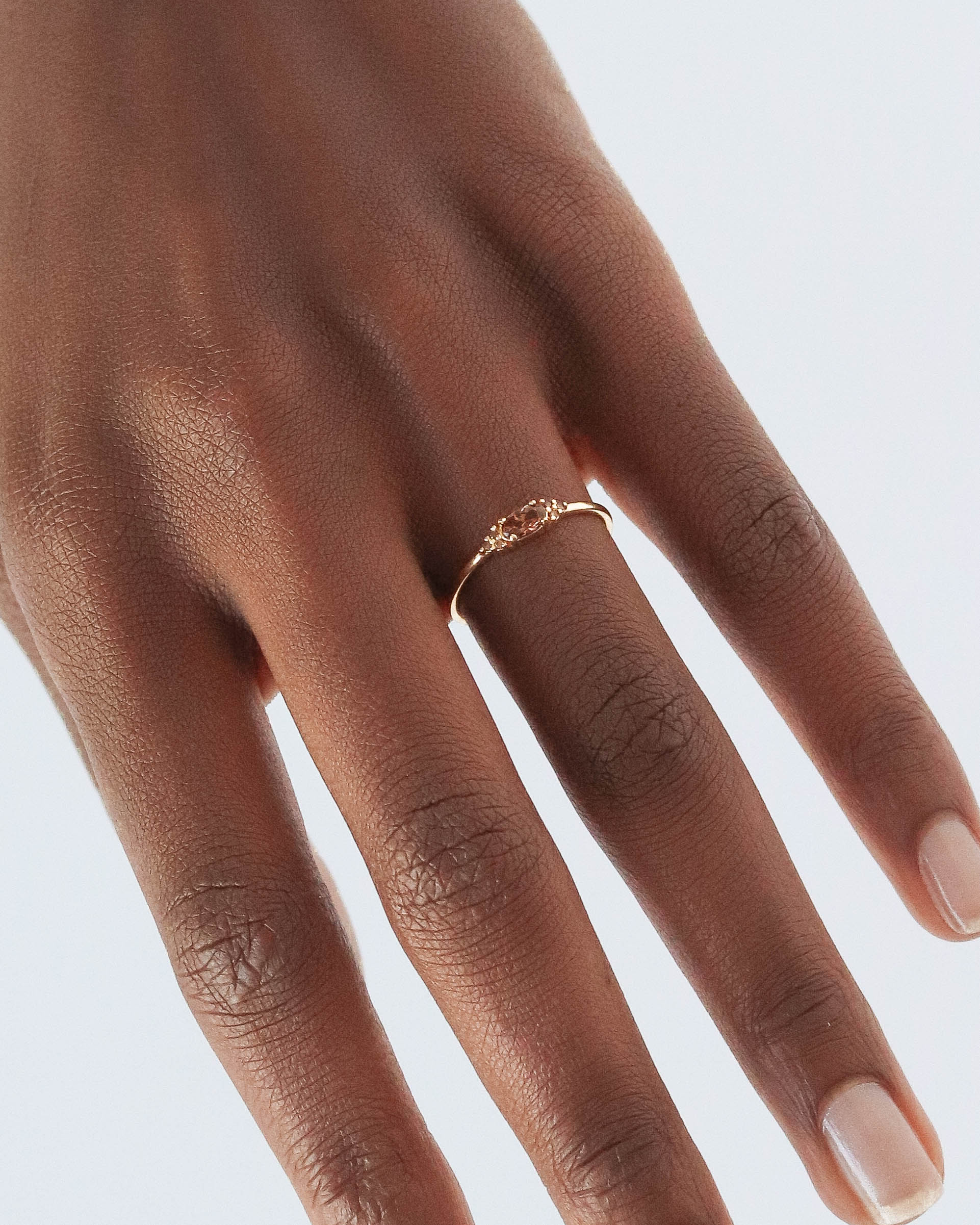 18K Vermeil Brown Adeline Ring
