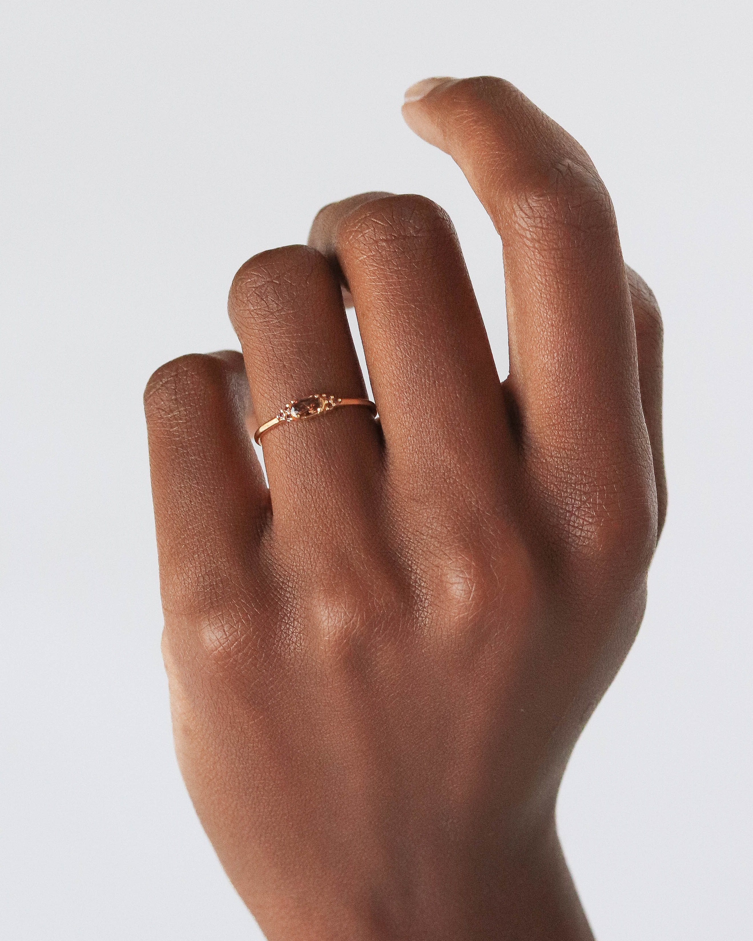 18K Vermeil Brown Adeline Ring