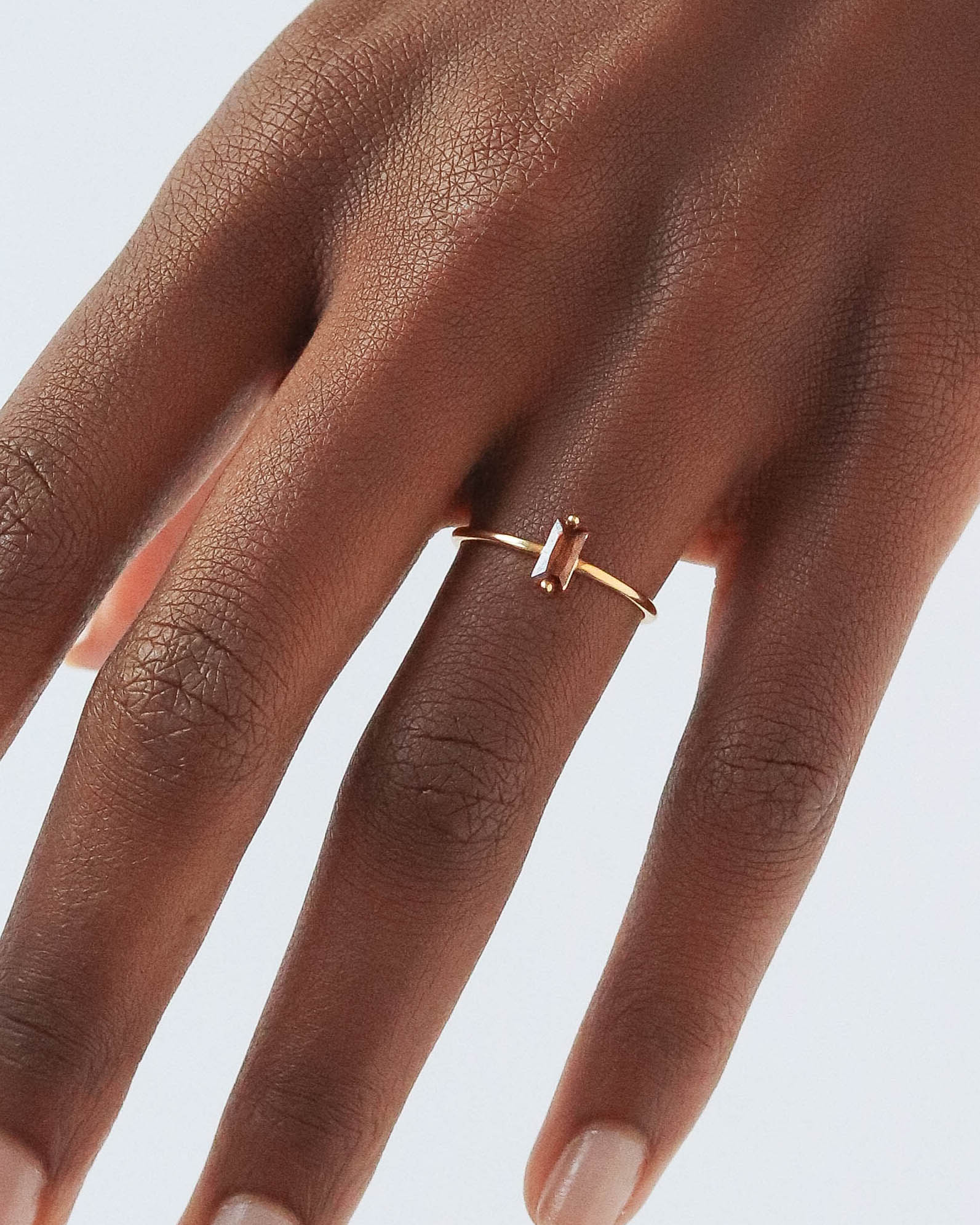 18K Vermeil Brown Juliette Ring