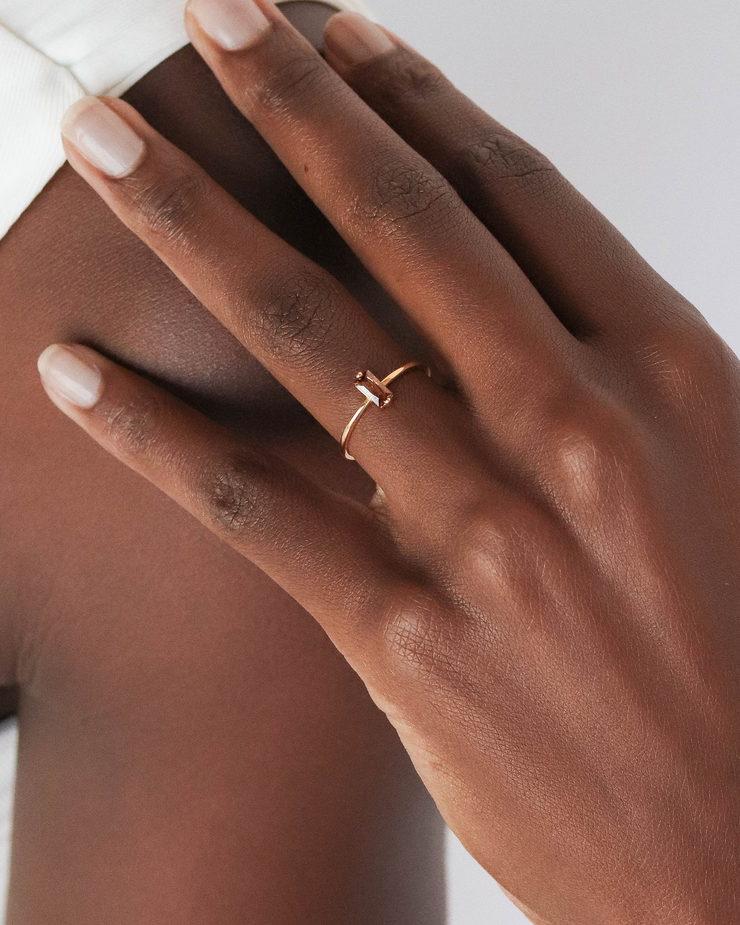 18K Vermeil Brown Juliette Ring