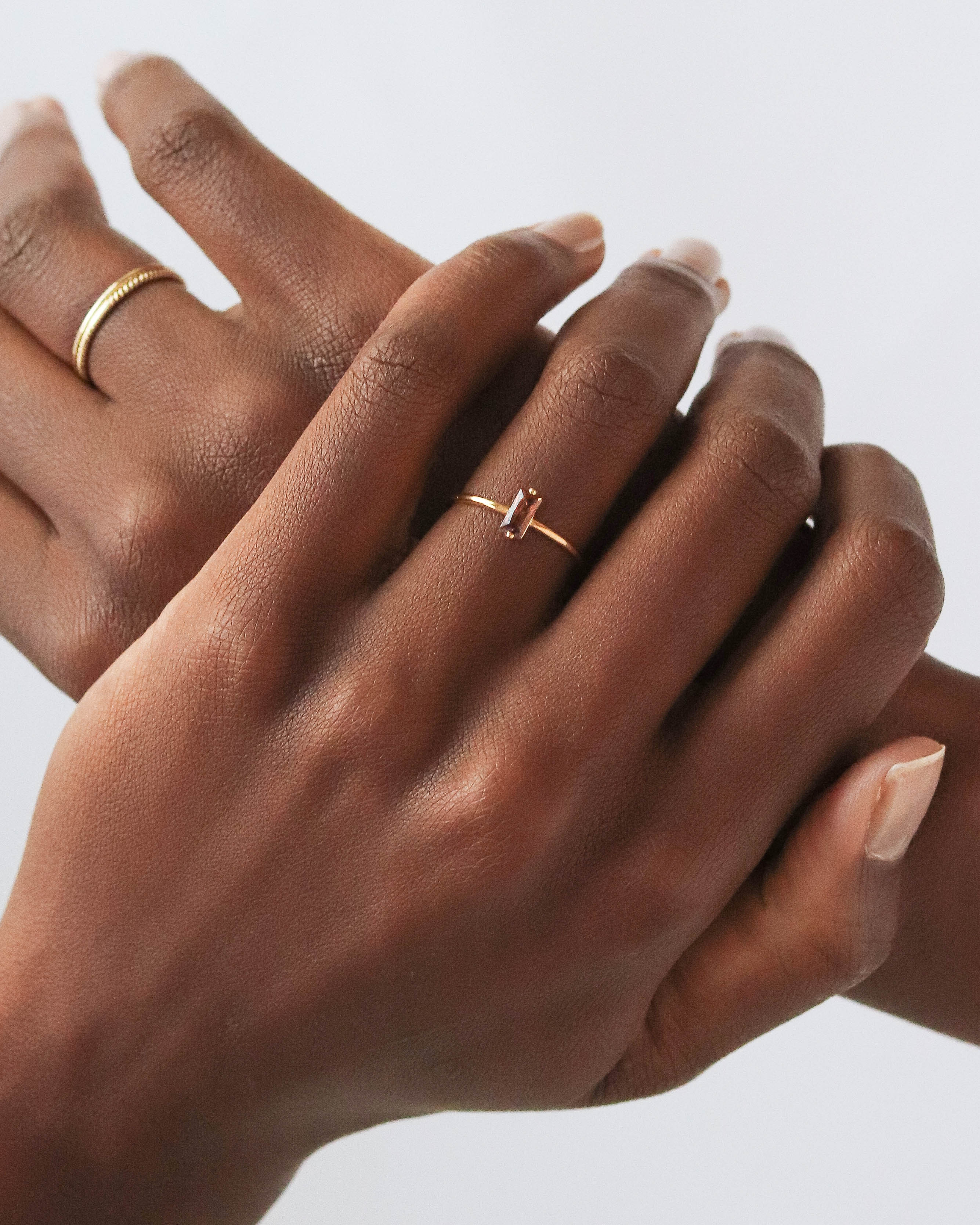 18K Vermeil Brown Juliette Ring