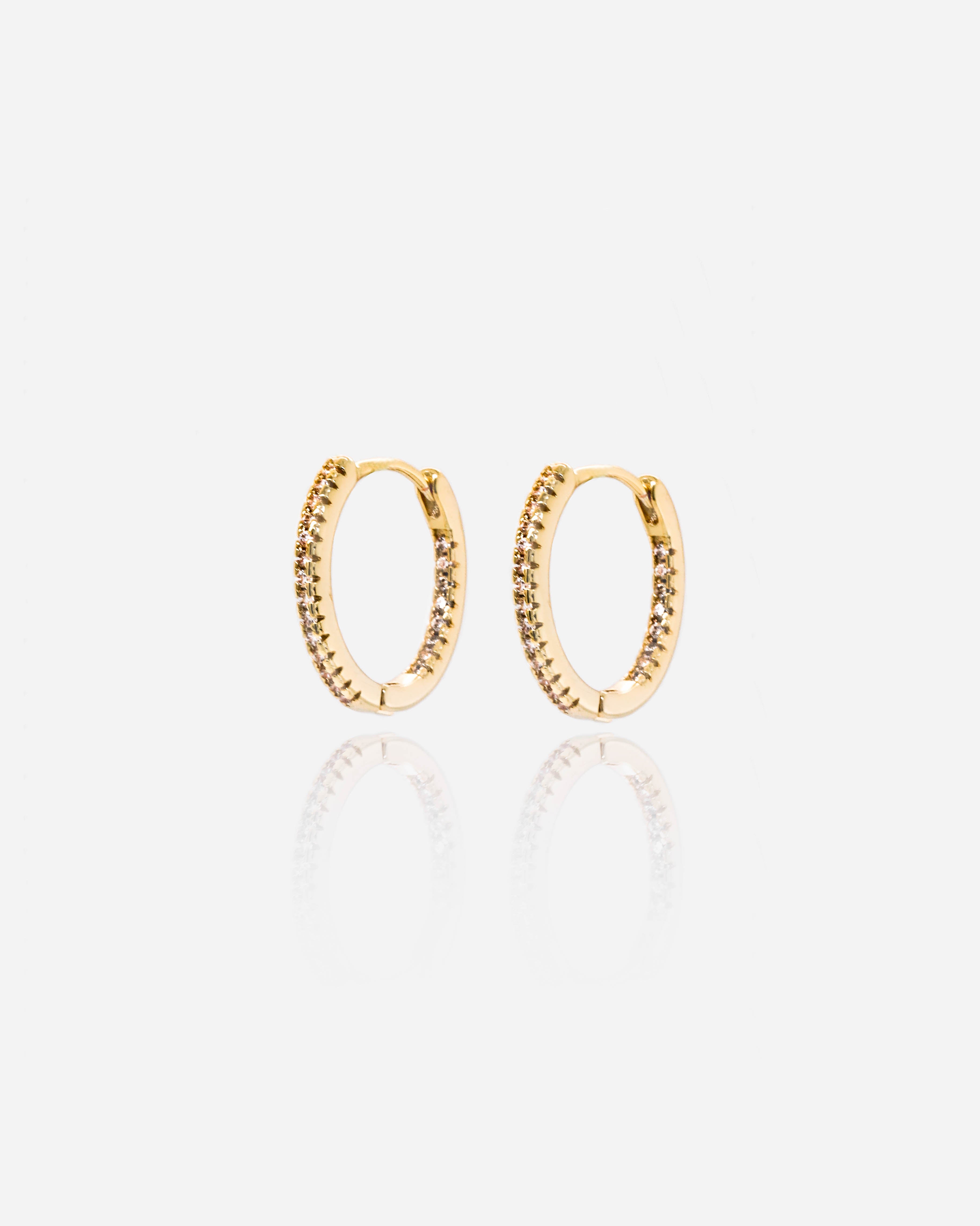 18K Vermeil Katie Hoops