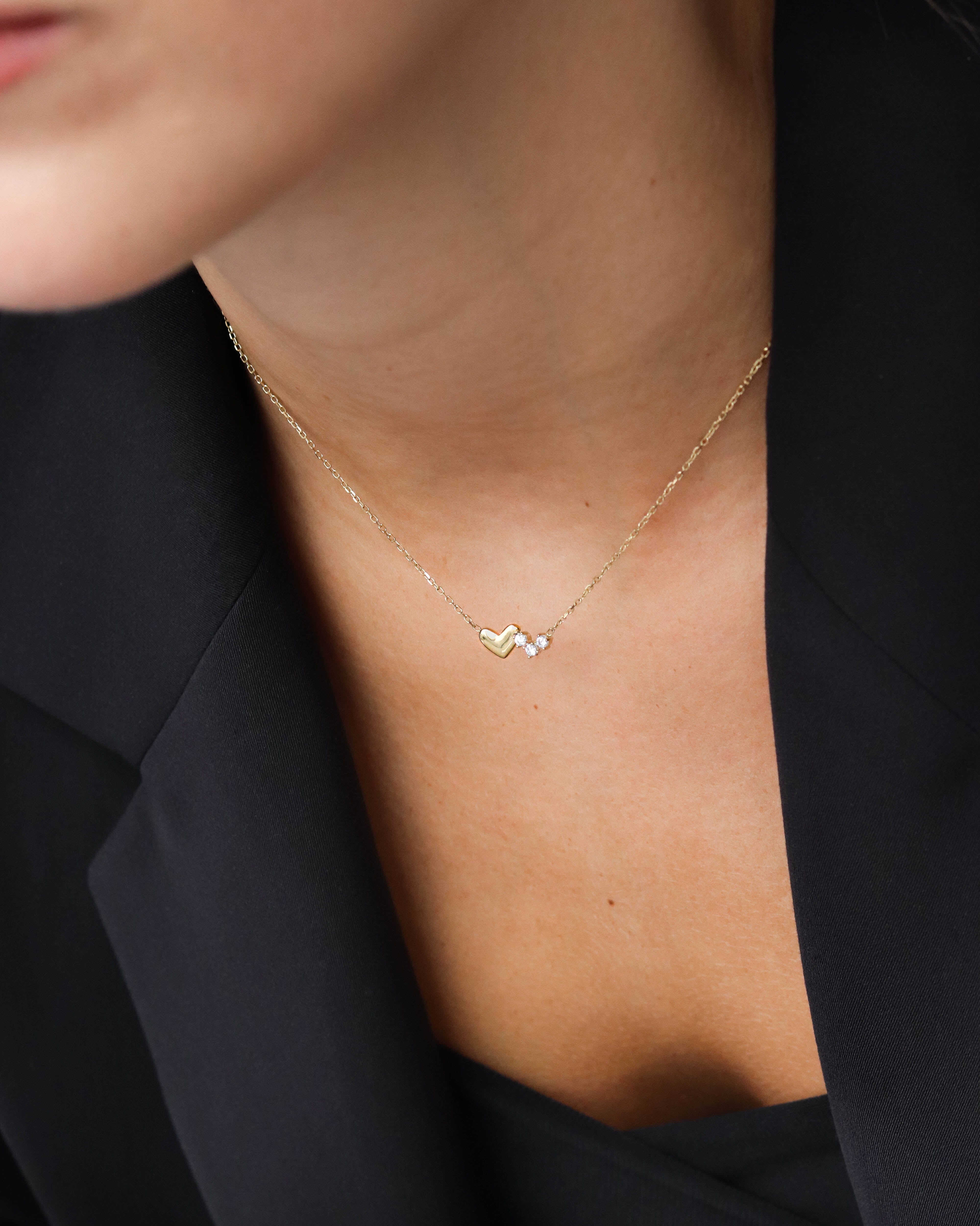 18k Heart Necklace