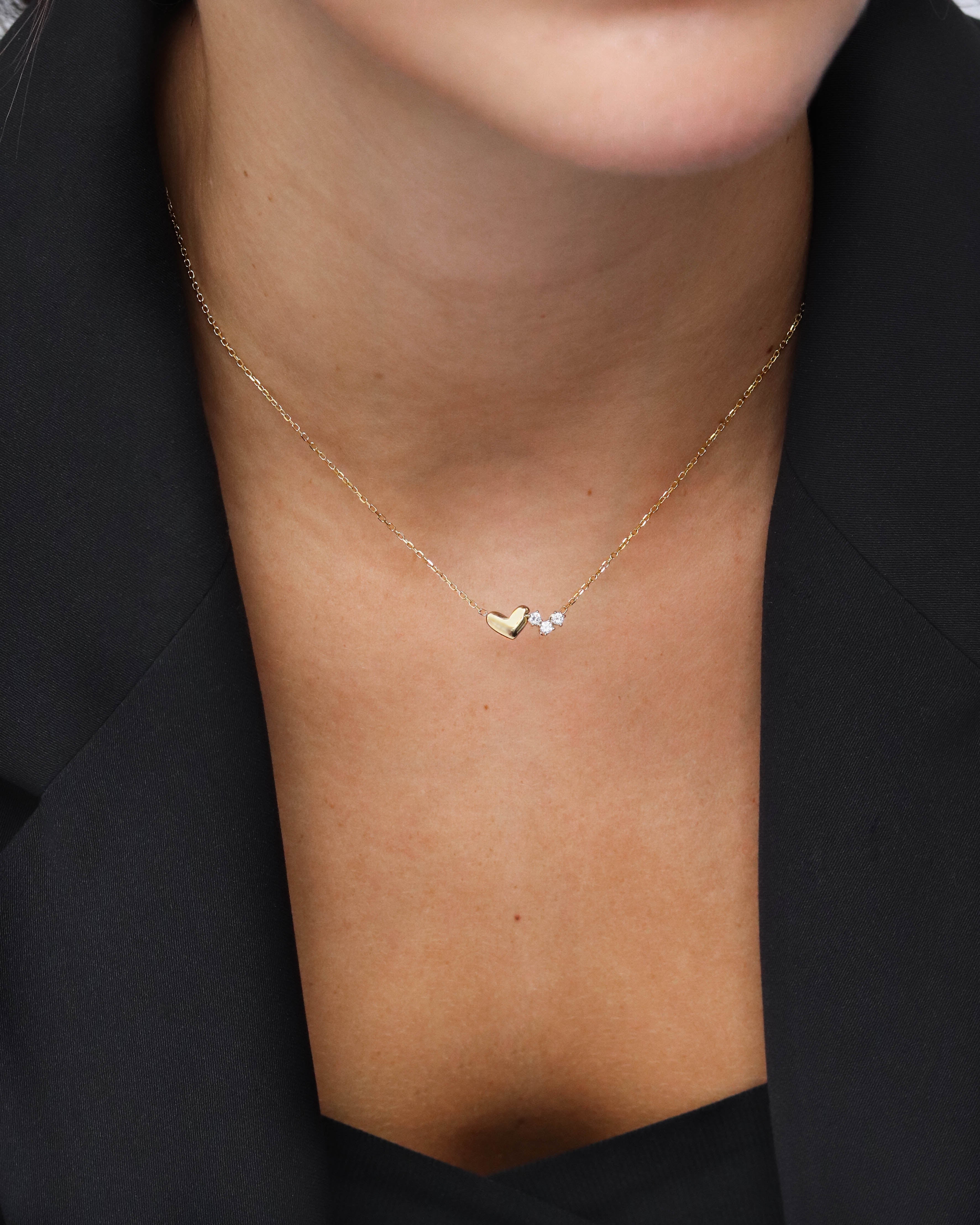 18k Heart Necklace
