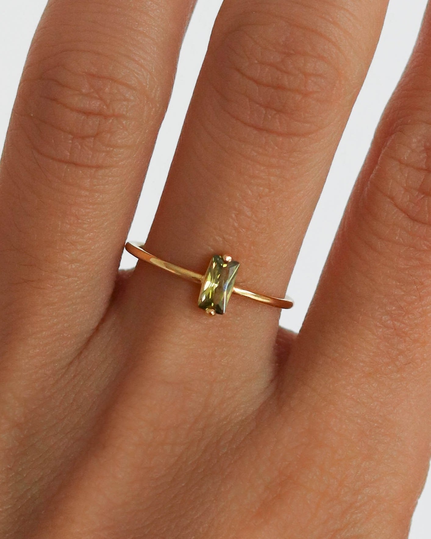 18K Vermeil Green Juliette Ring