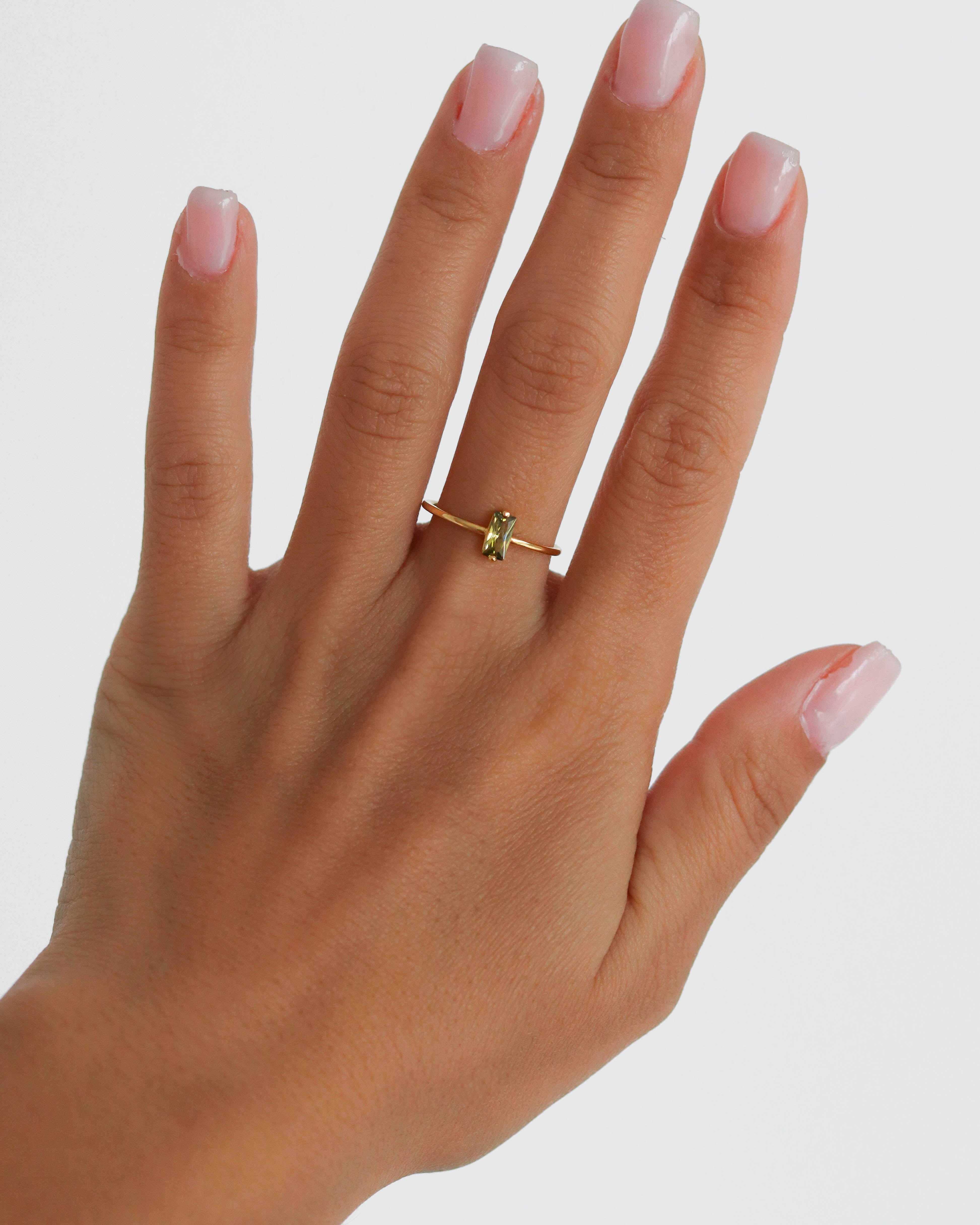 18K Vermeil Green Juliette Ring