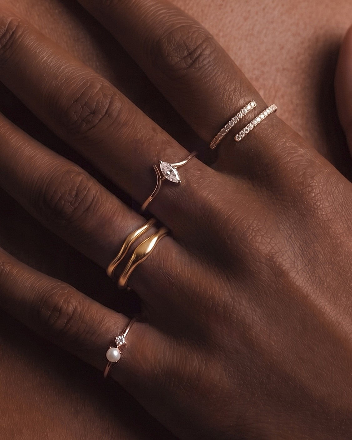 18K gouden Jane-ring